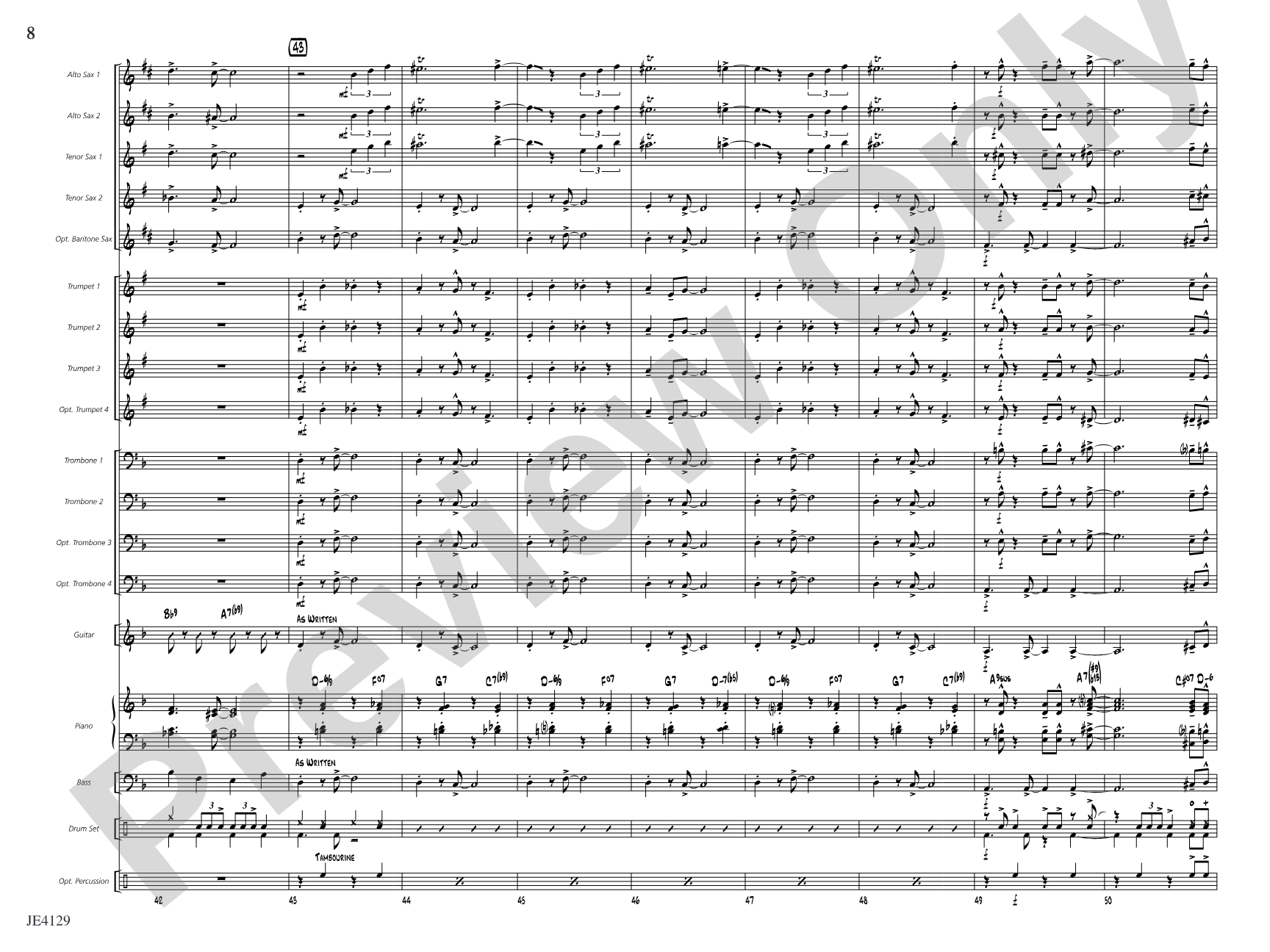 Scat Cat: Jazz Ensemble Conductor Score & Parts