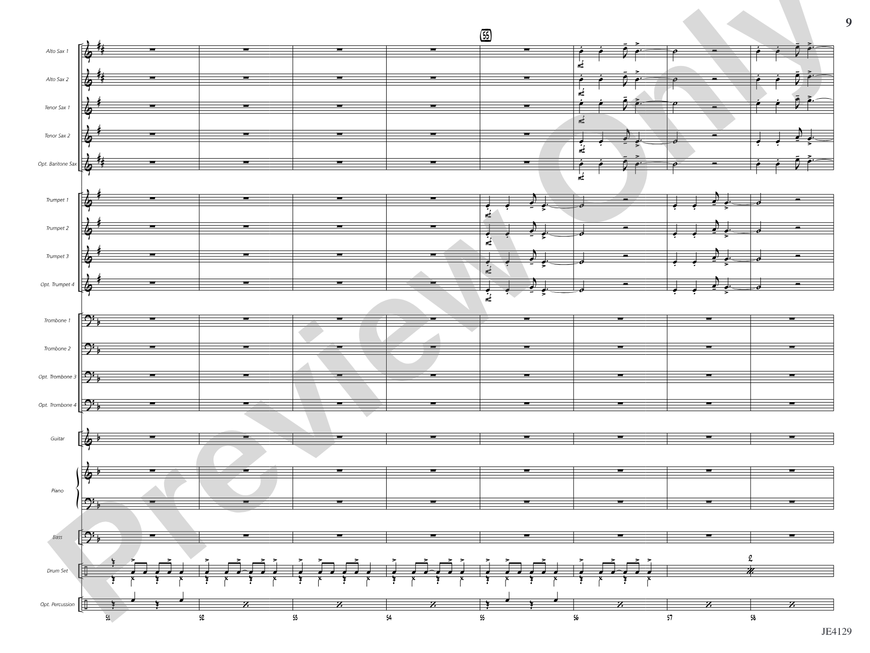 Scat Cat: Jazz Ensemble Conductor Score & Parts