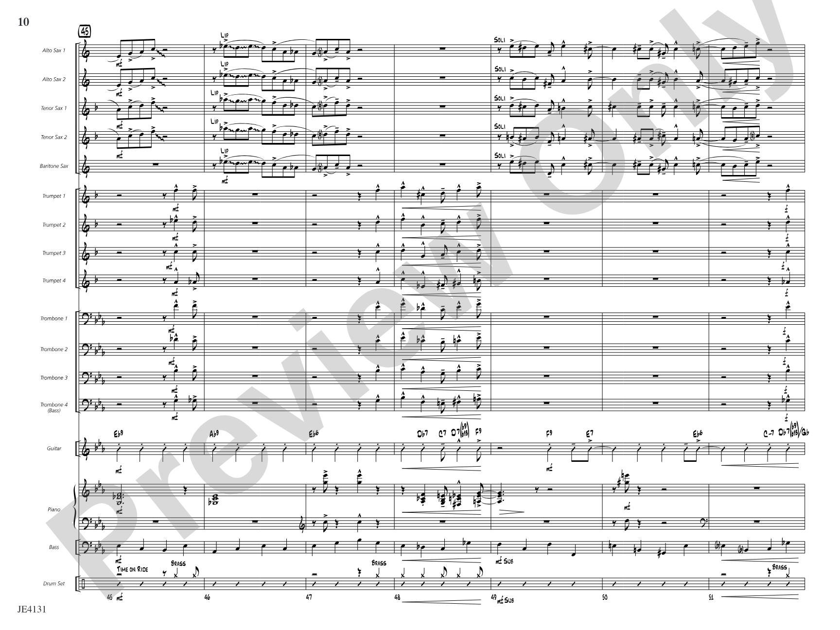 Jiver's License: Jazz Ensemble Conductor Score & Parts