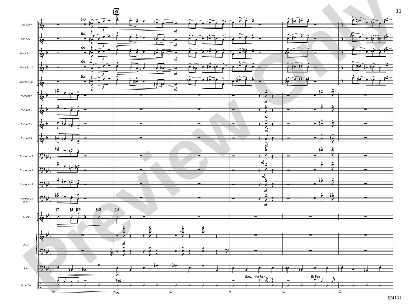 Jiver's License: Jazz Ensemble Conductor Score & Parts