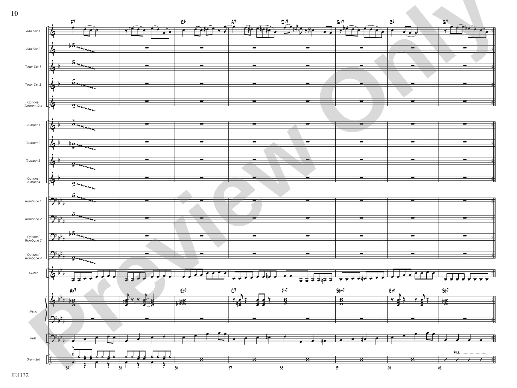 Shake, Twist, and Jump: Jazz Ensemble Conductor Score & Parts
