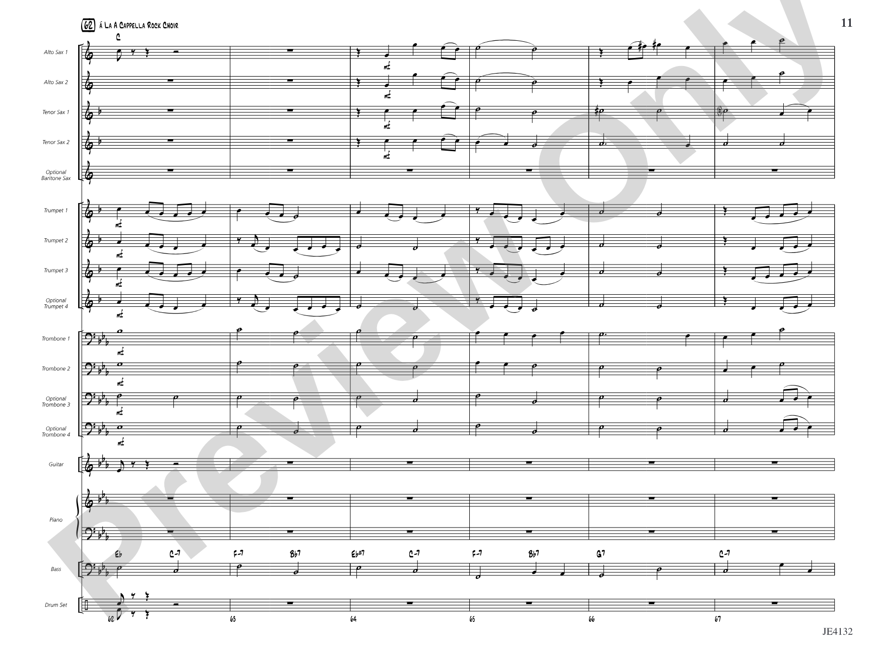 Shake, Twist, and Jump: Jazz Ensemble Conductor Score & Parts