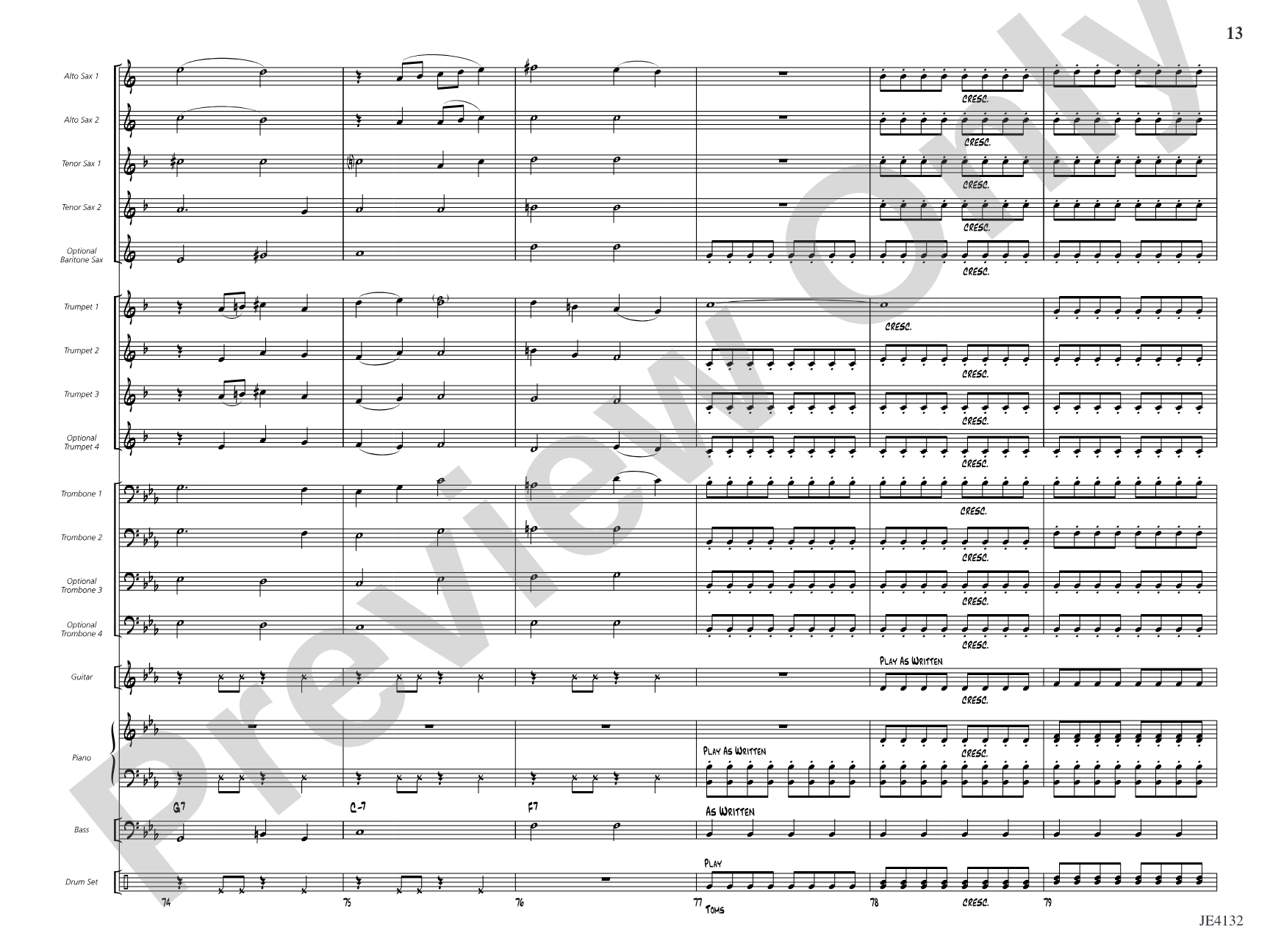 Shake, Twist, and Jump: Jazz Ensemble Conductor Score & Parts