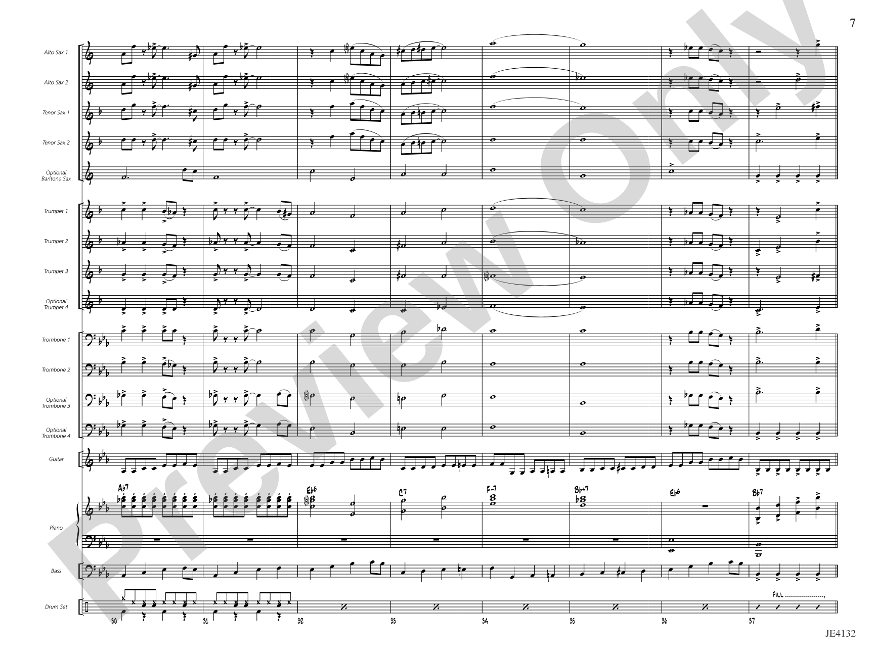 Shake, Twist, and Jump: Jazz Ensemble Conductor Score & Parts