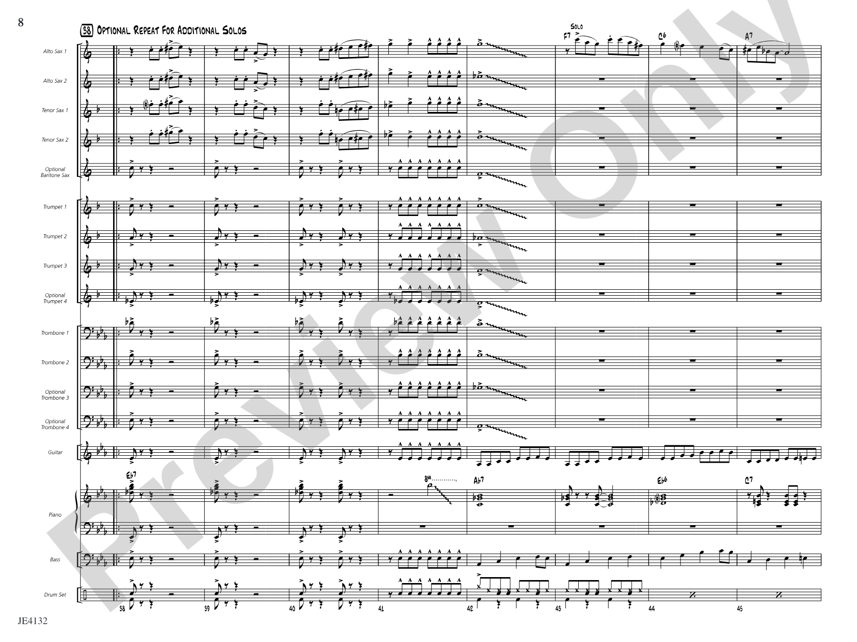 Shake, Twist, and Jump: Jazz Ensemble Conductor Score & Parts