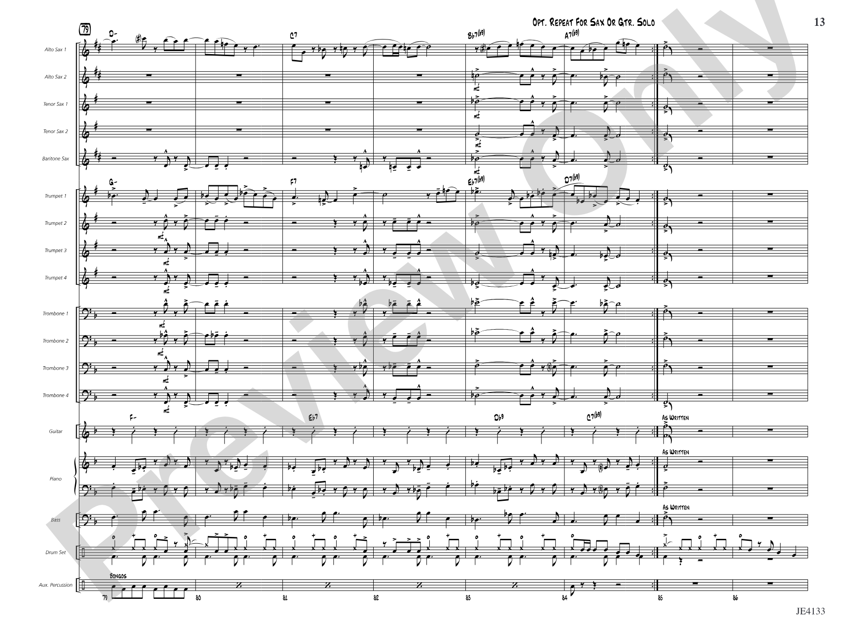 Salsa Caliente!: Jazz Ensemble Conductor Score & Parts