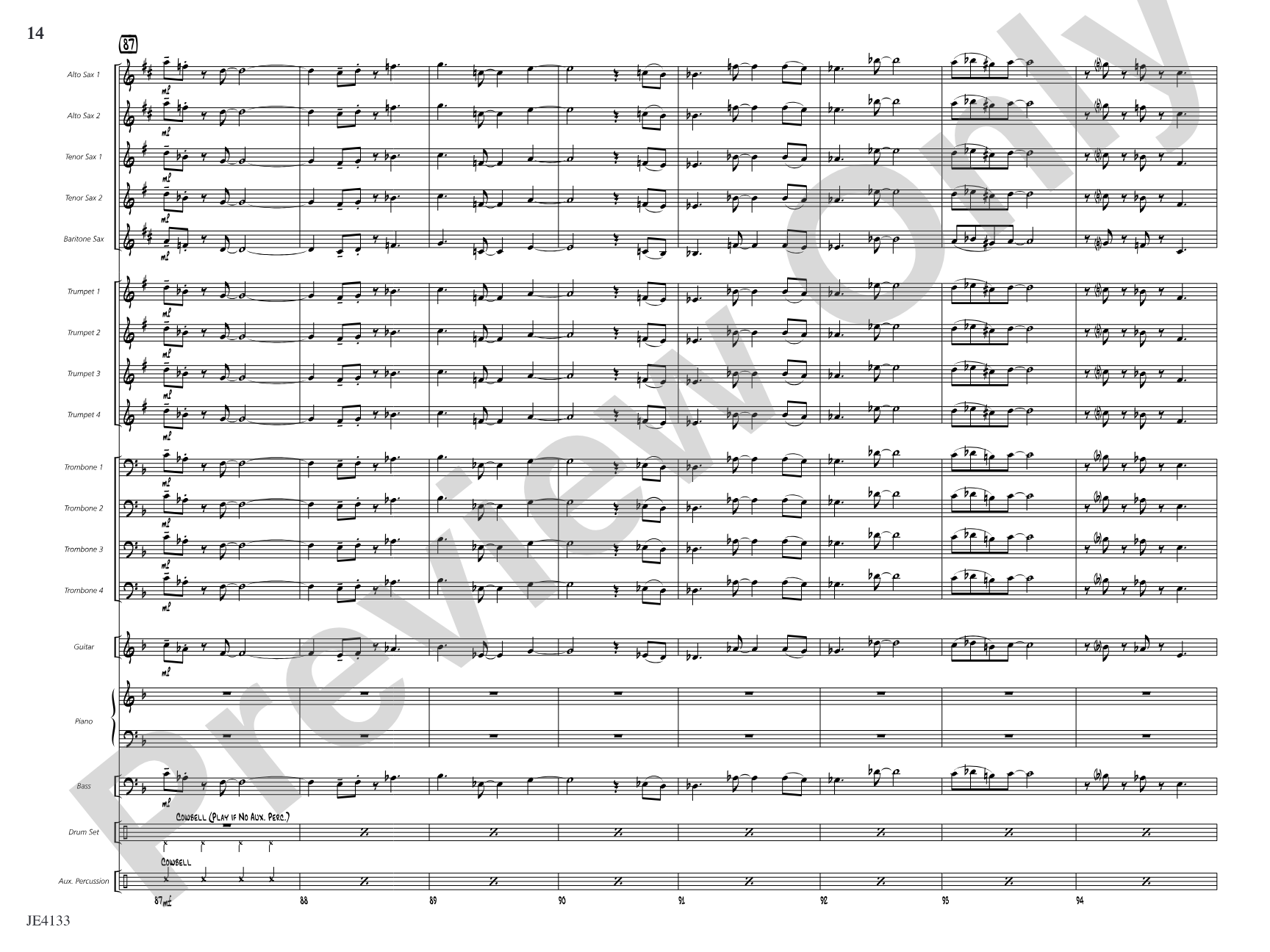 Salsa Caliente!: Jazz Ensemble Conductor Score & Parts