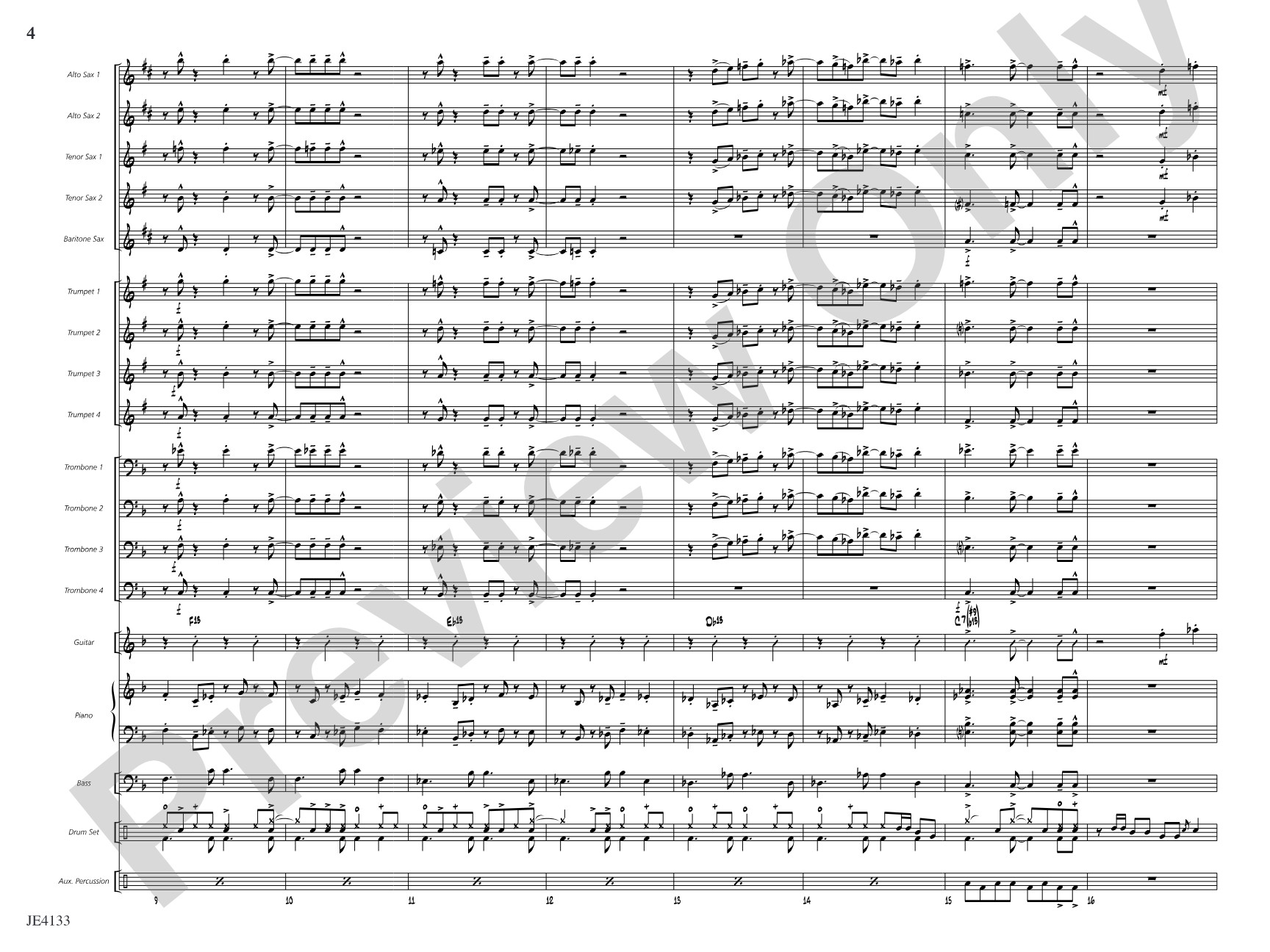 Salsa Caliente!: Jazz Ensemble Conductor Score & Parts