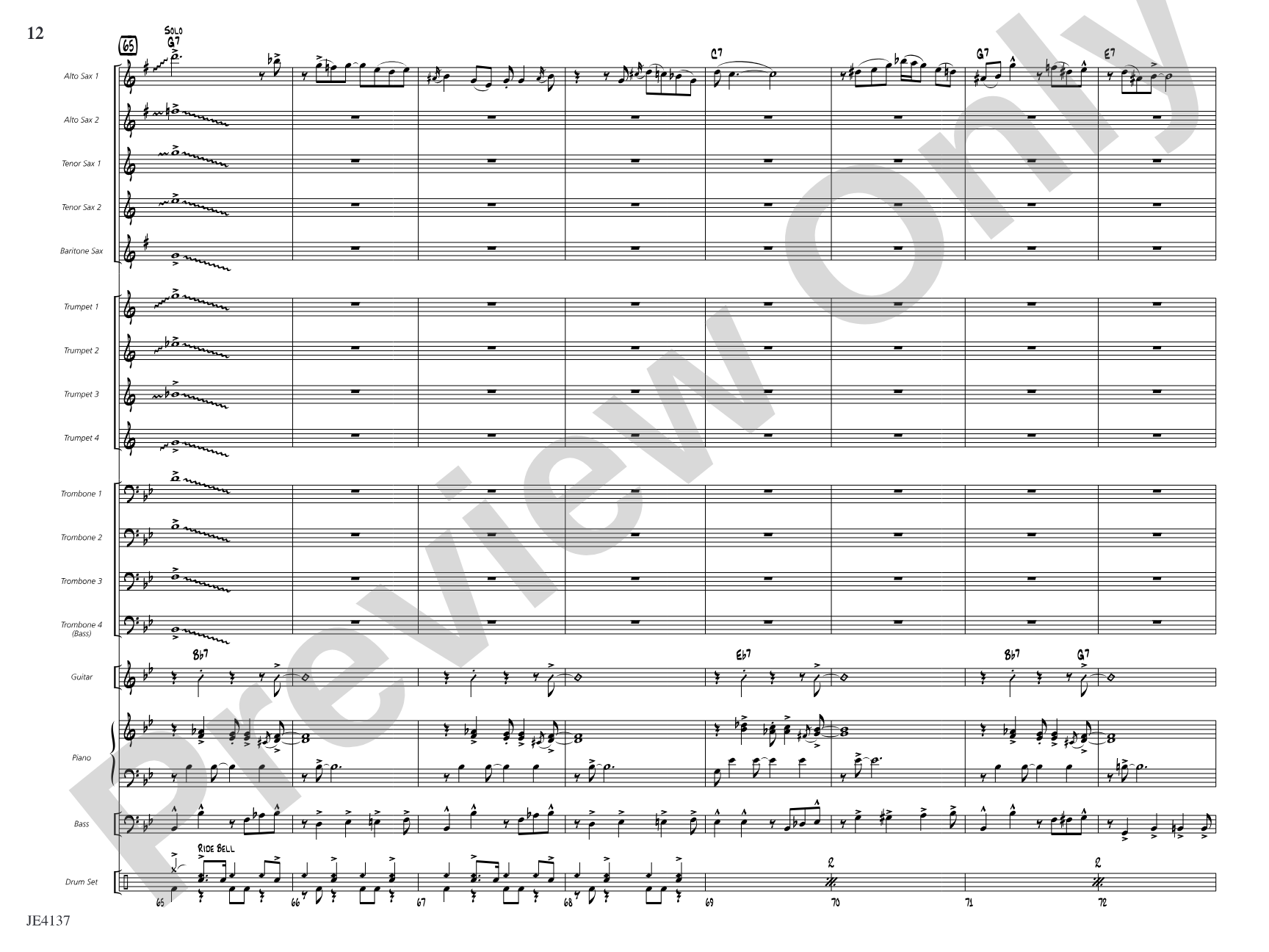 Feelin' the Funk: Jazz Ensemble Conductor Score & Parts