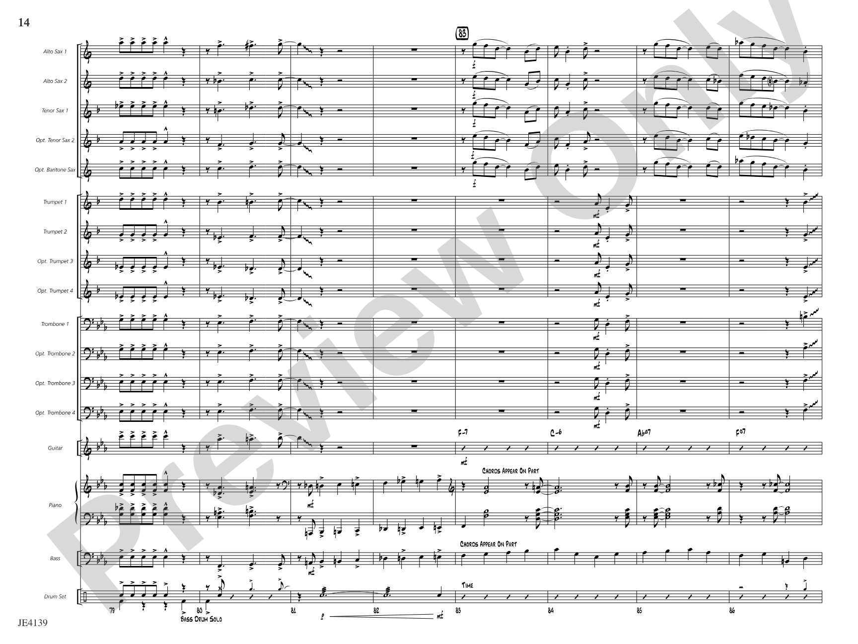 The Fast Lane: Jazz Ensemble Conductor Score & Parts