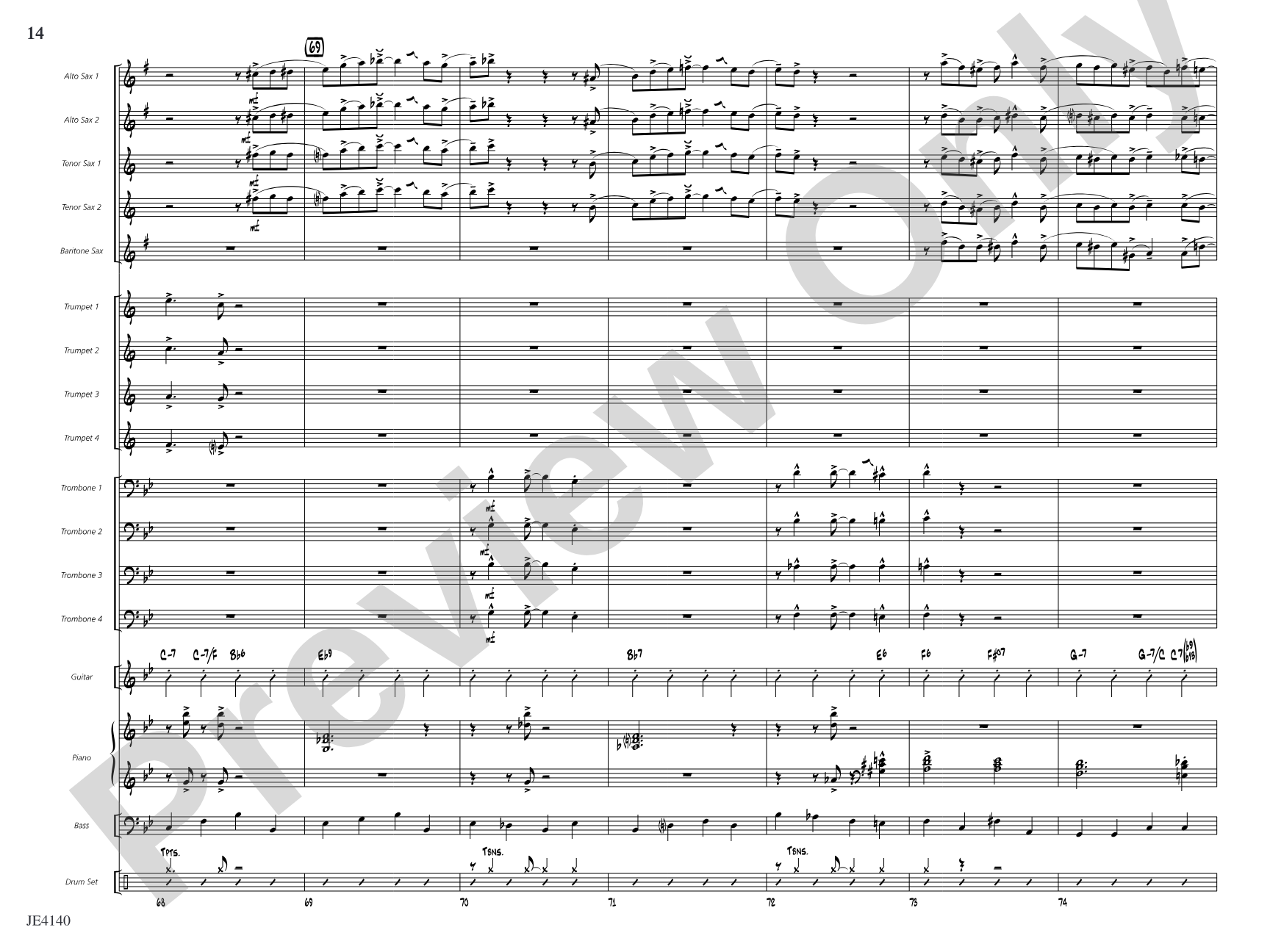 Bugle 'n' Boogie: Jazz Ensemble Conductor Score & Parts