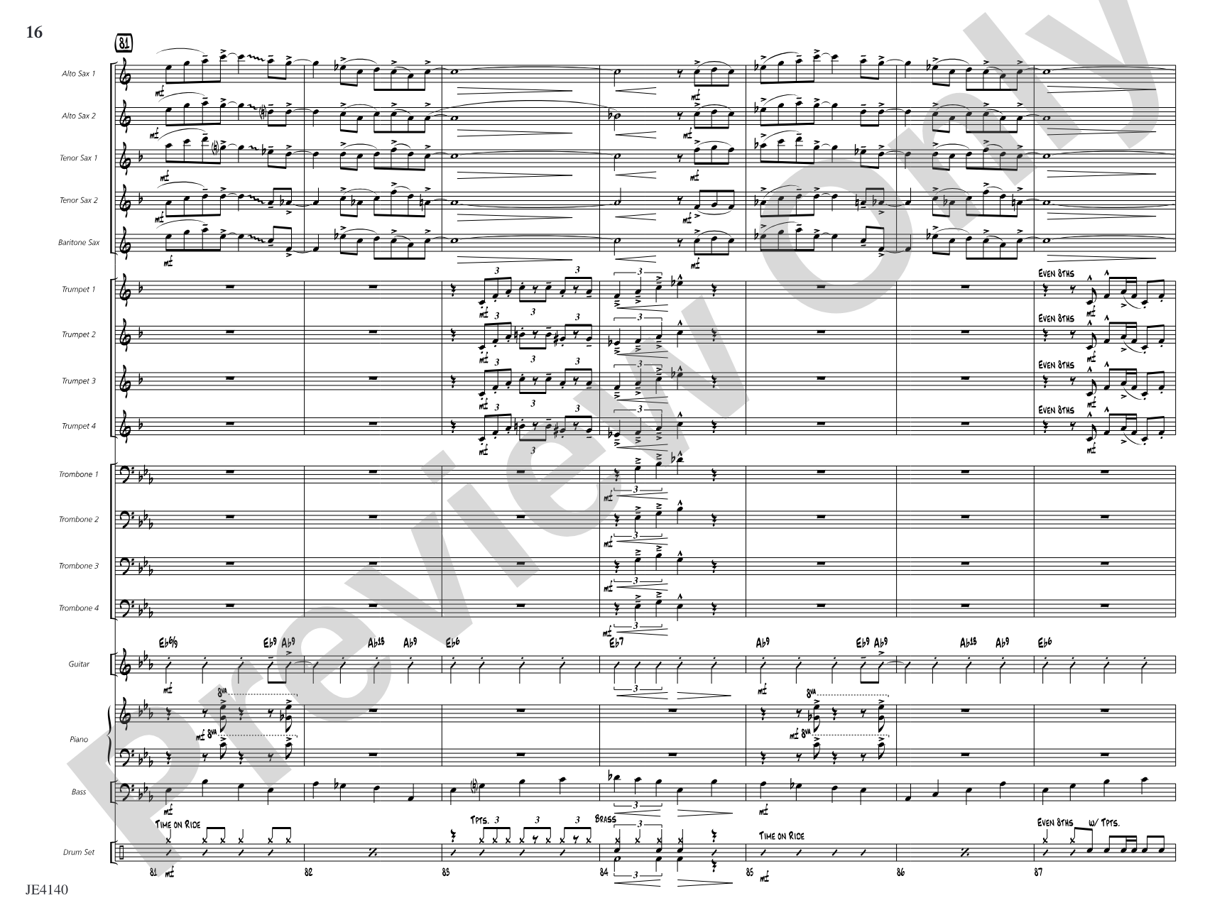 Bugle 'n' Boogie: Jazz Ensemble Conductor Score & Parts