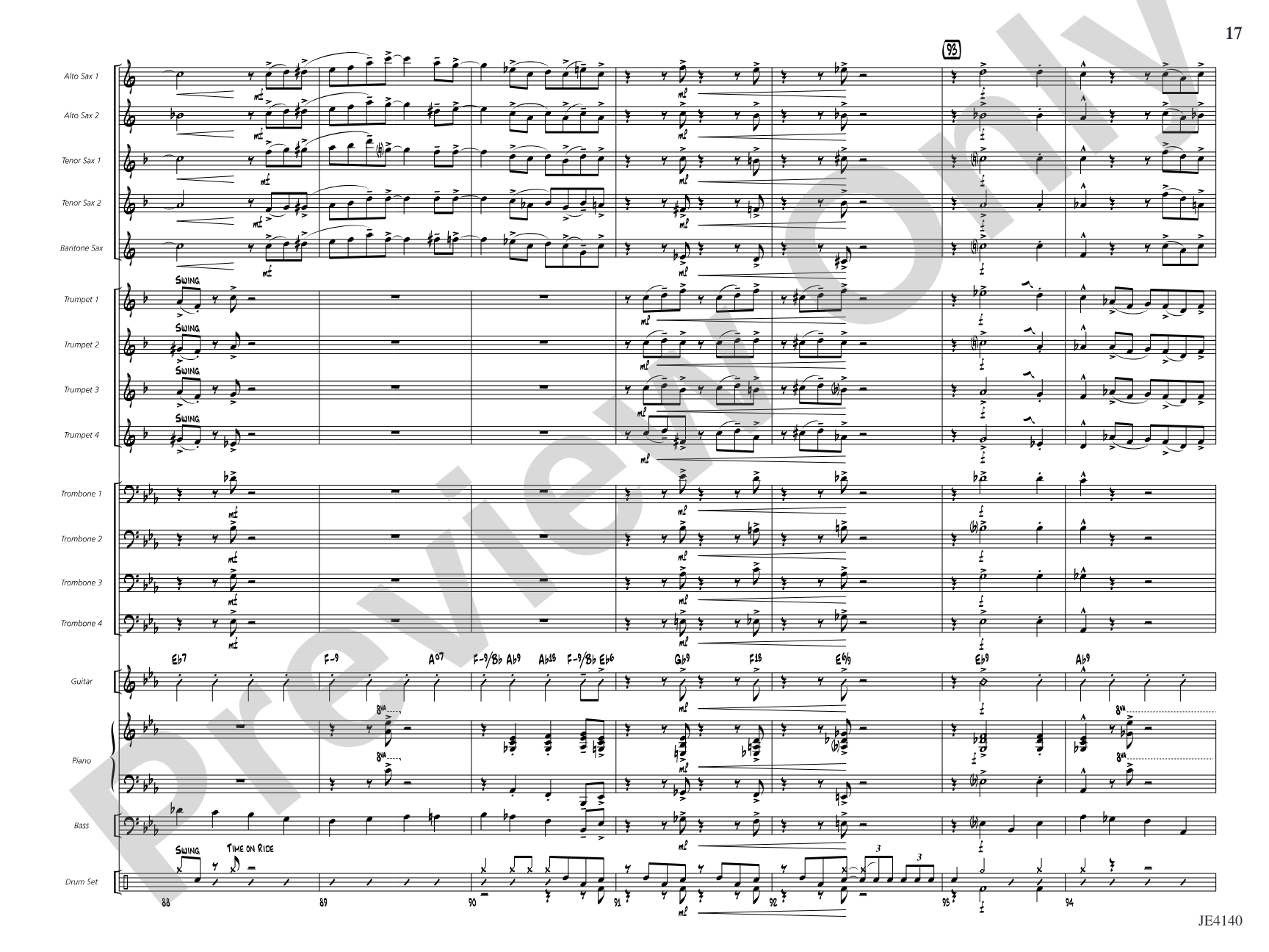 Bugle 'n' Boogie: Jazz Ensemble Conductor Score & Parts