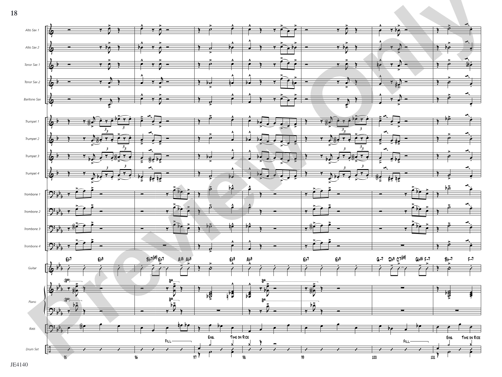 Bugle 'n' Boogie: Jazz Ensemble Conductor Score & Parts