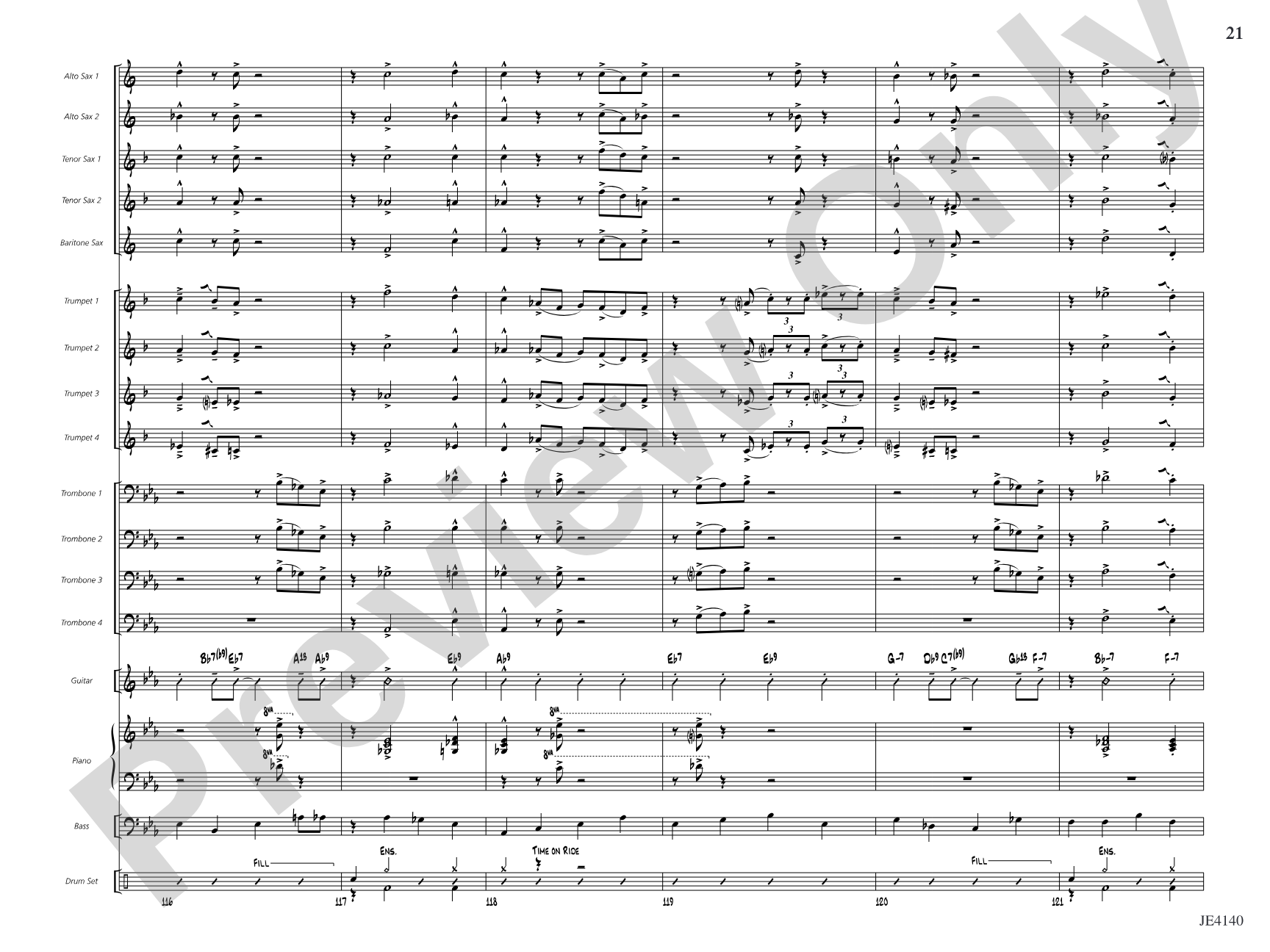Bugle 'n' Boogie: Jazz Ensemble Conductor Score & Parts