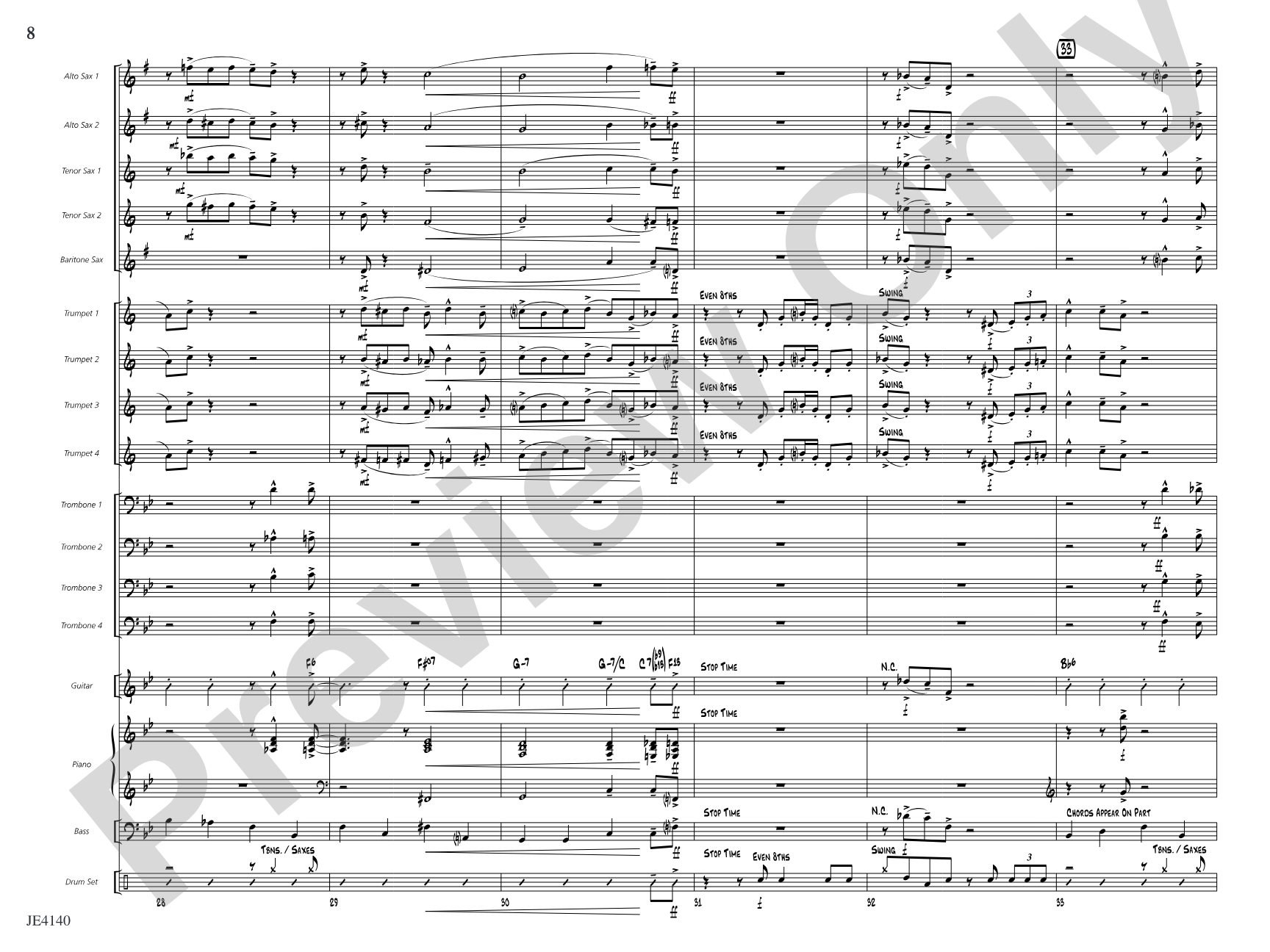 Bugle 'n' Boogie: Jazz Ensemble Conductor Score & Parts