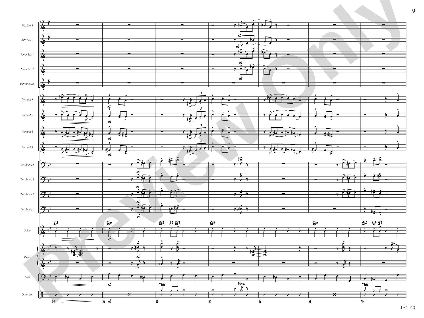 Bugle 'n' Boogie: Jazz Ensemble Conductor Score & Parts
