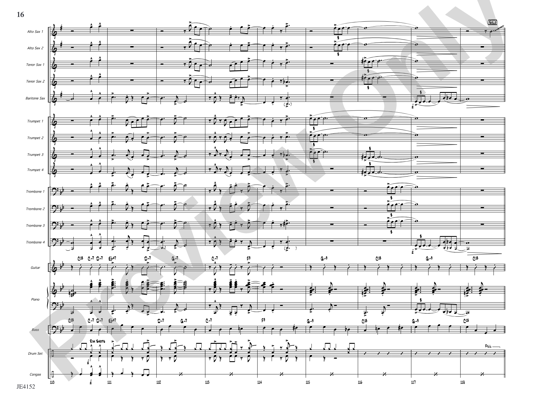 Kaleidoscope: Jazz Ensemble Conductor Score & Parts