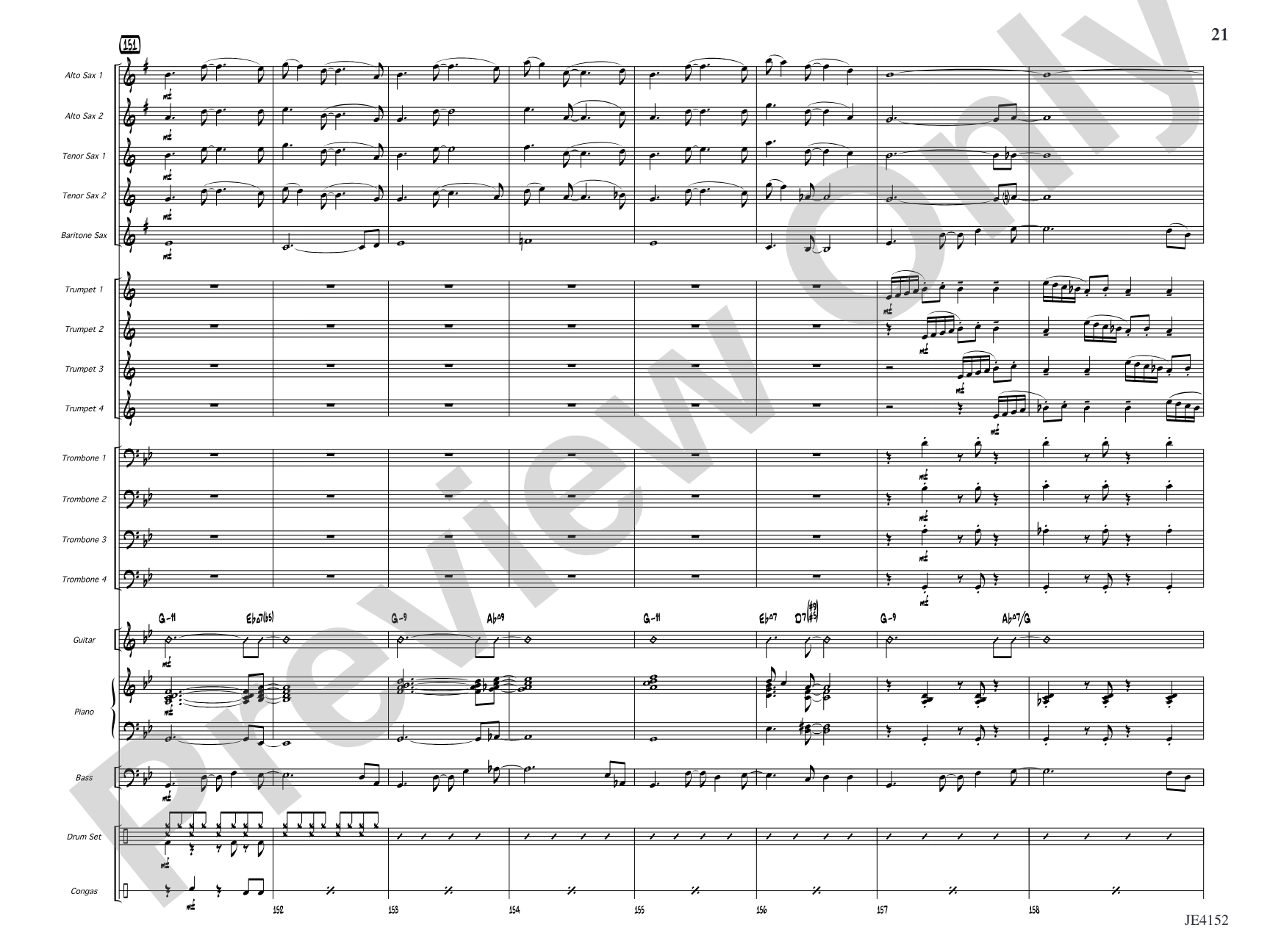 Kaleidoscope: Jazz Ensemble Conductor Score & Parts