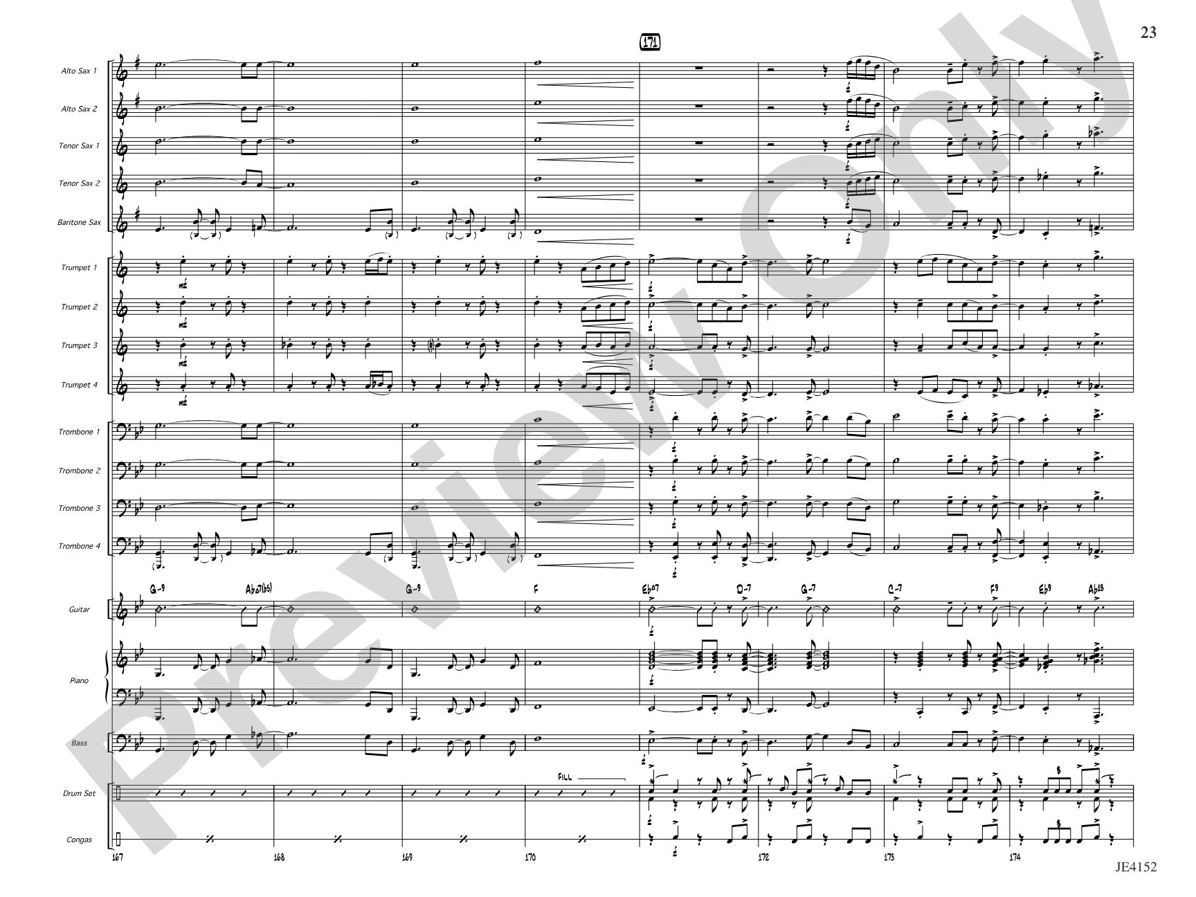 Kaleidoscope: Jazz Ensemble Conductor Score & Parts