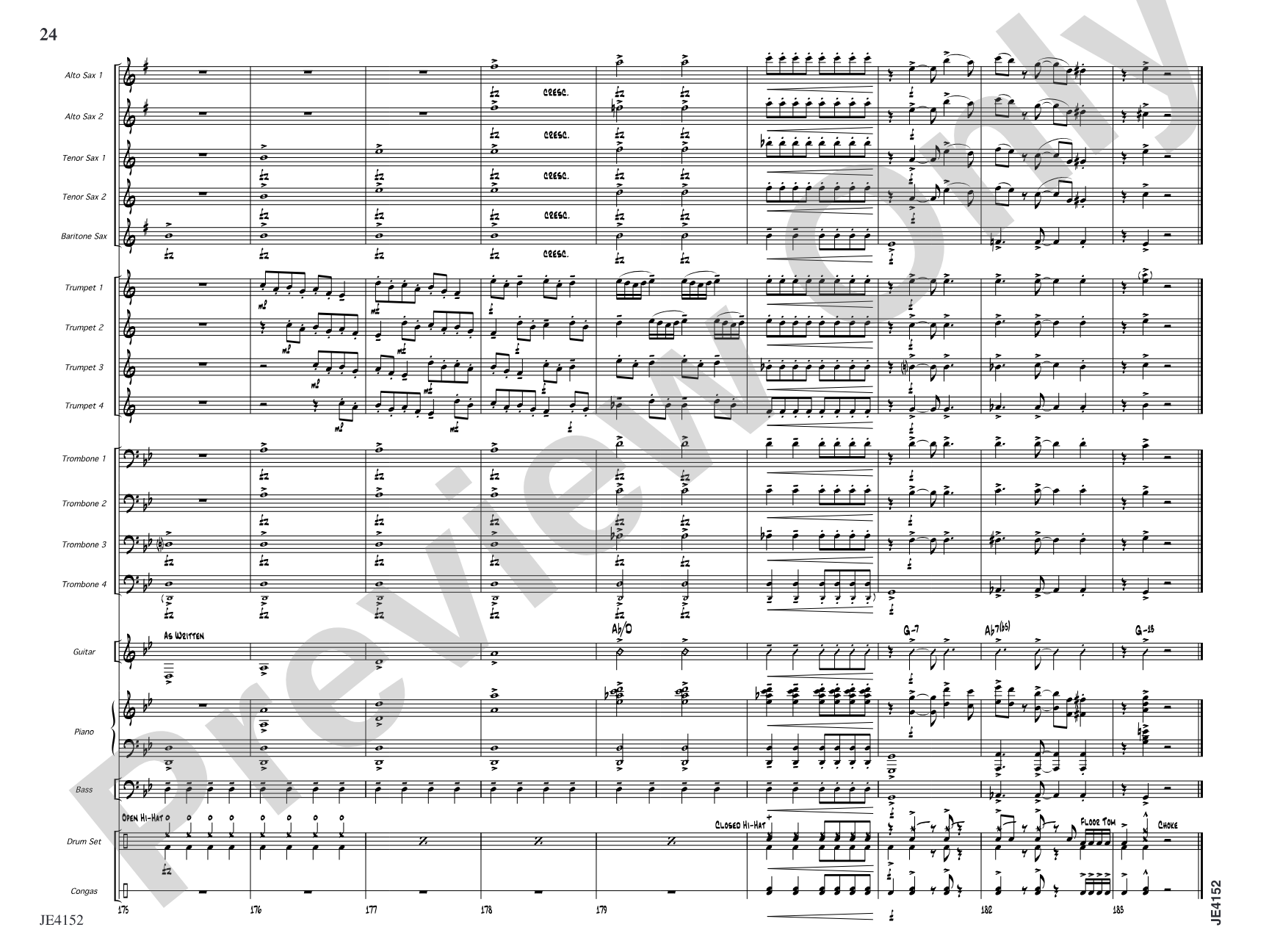 Kaleidoscope: Jazz Ensemble Conductor Score & Parts