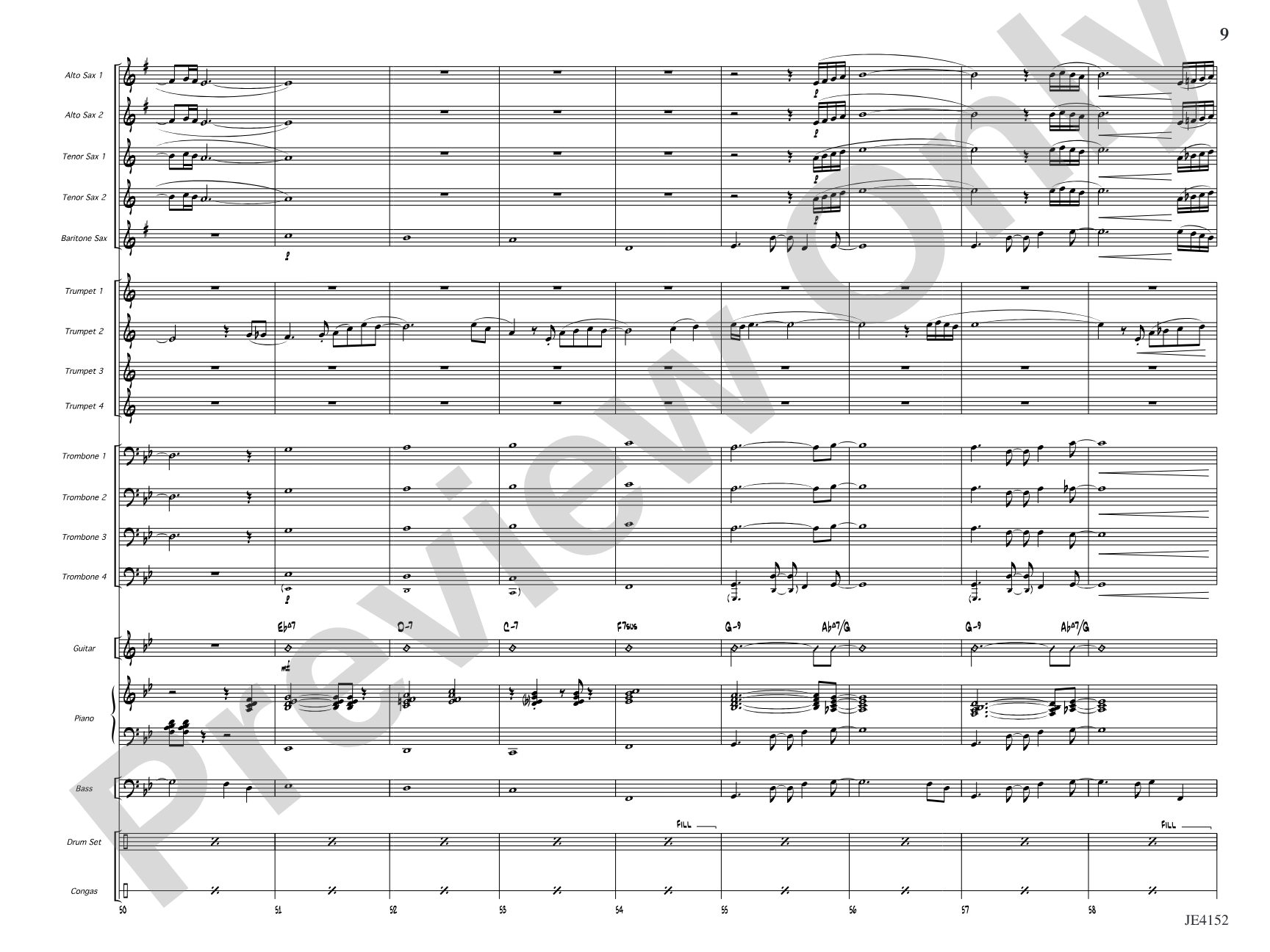 Kaleidoscope: Jazz Ensemble Conductor Score & Parts