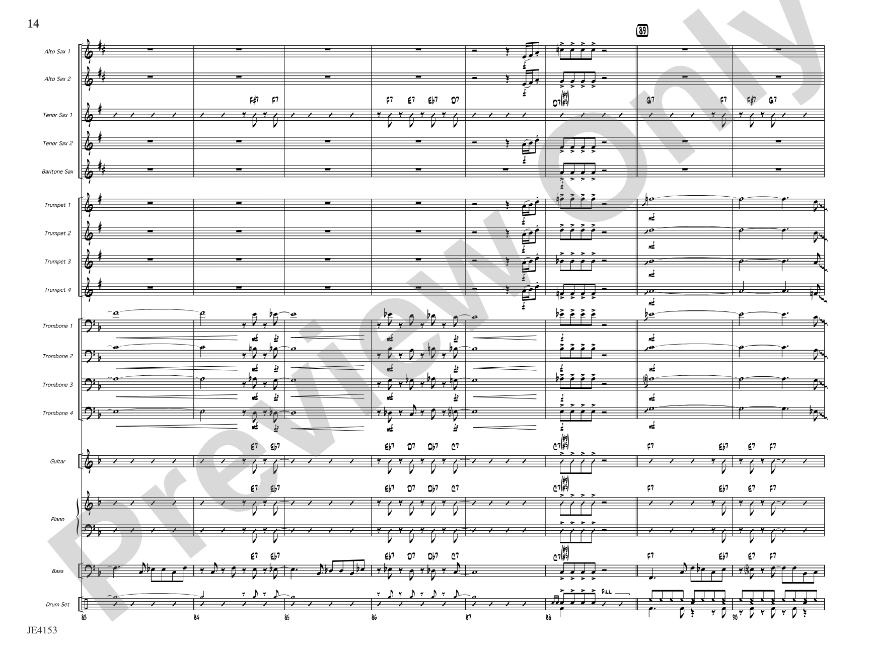 Honeydew Dude: Jazz Ensemble Conductor Score & Parts