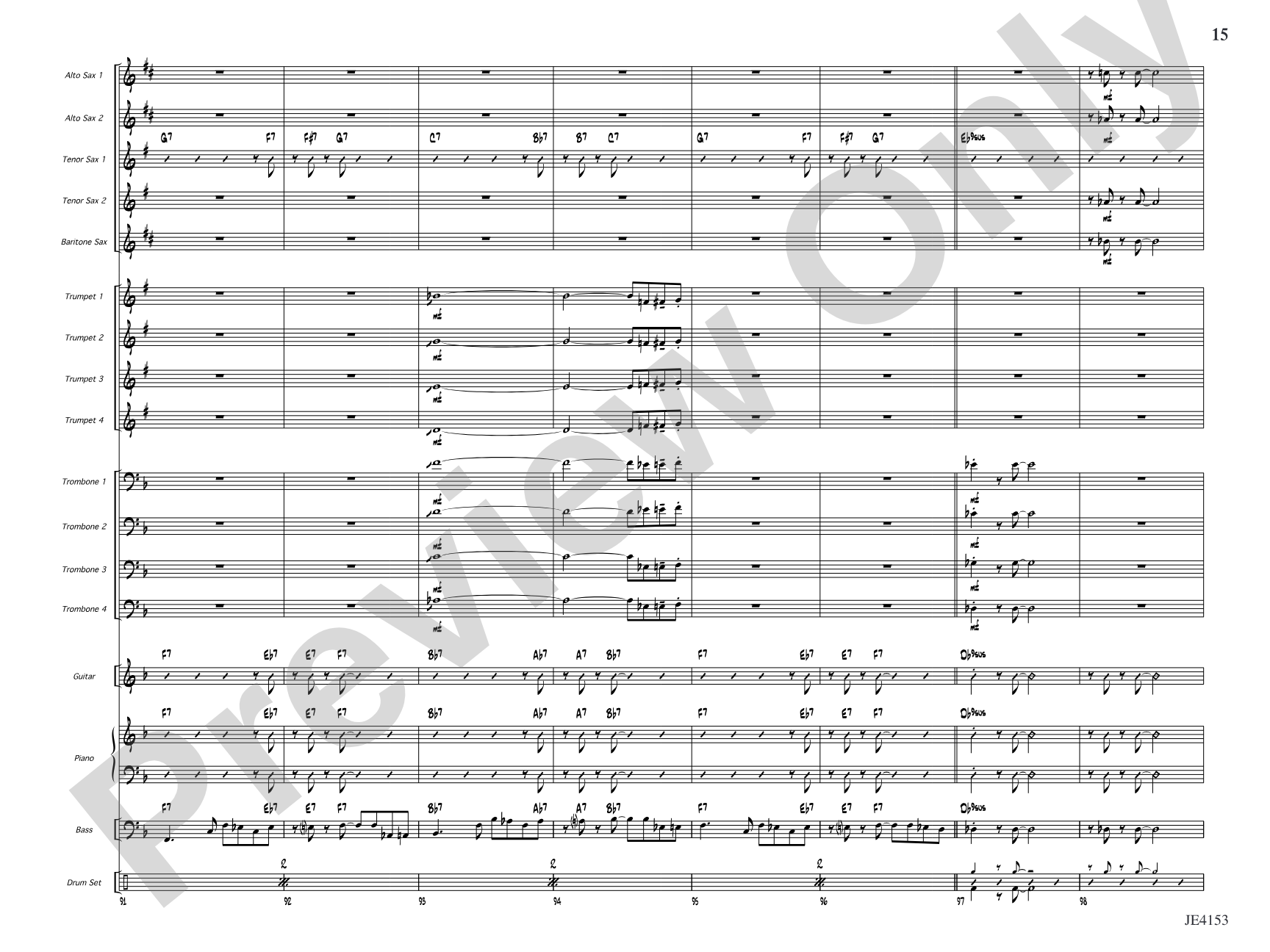 Honeydew Dude: Jazz Ensemble Conductor Score & Parts