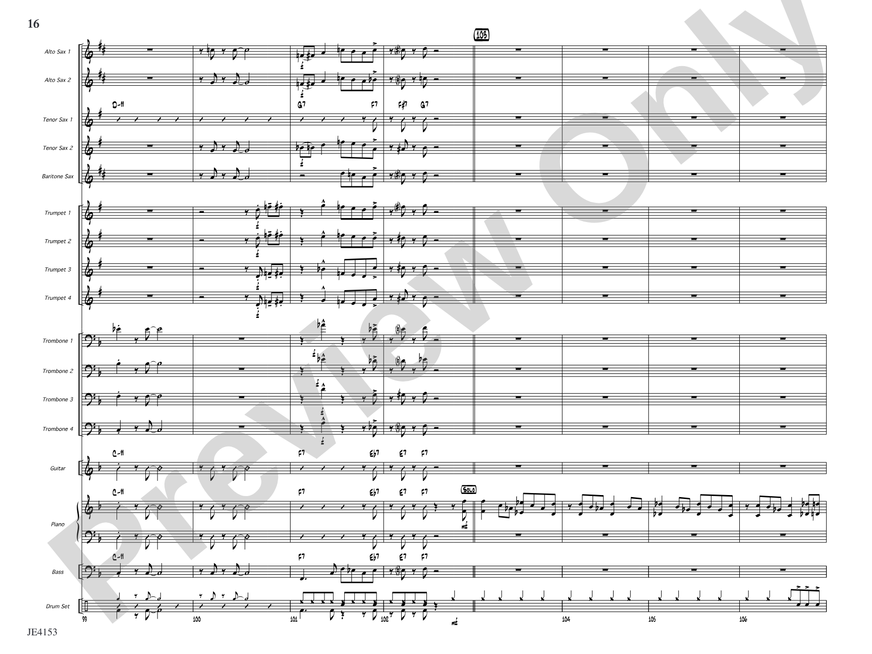 Honeydew Dude: Jazz Ensemble Conductor Score & Parts
