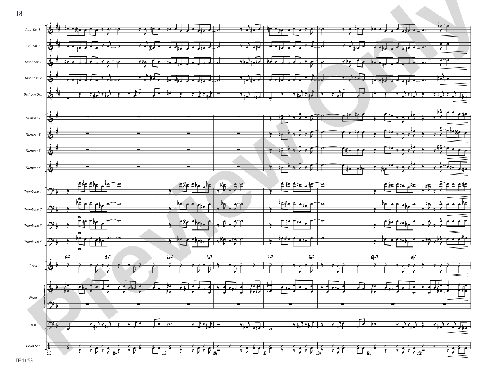Honeydew Dude: Jazz Ensemble Conductor Score & Parts
