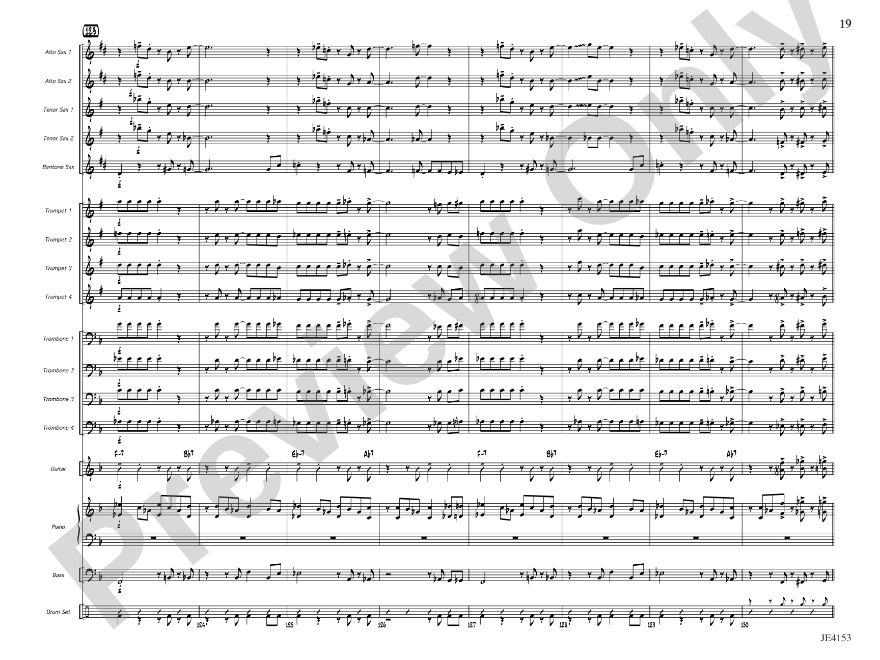 Honeydew Dude: Jazz Ensemble Conductor Score & Parts