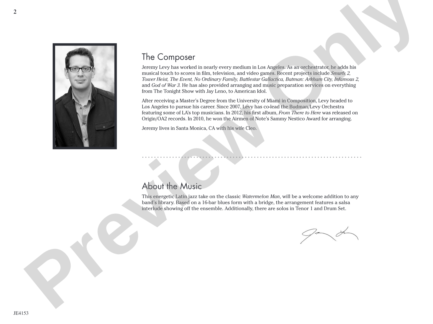 Honeydew Dude: Jazz Ensemble Conductor Score & Parts