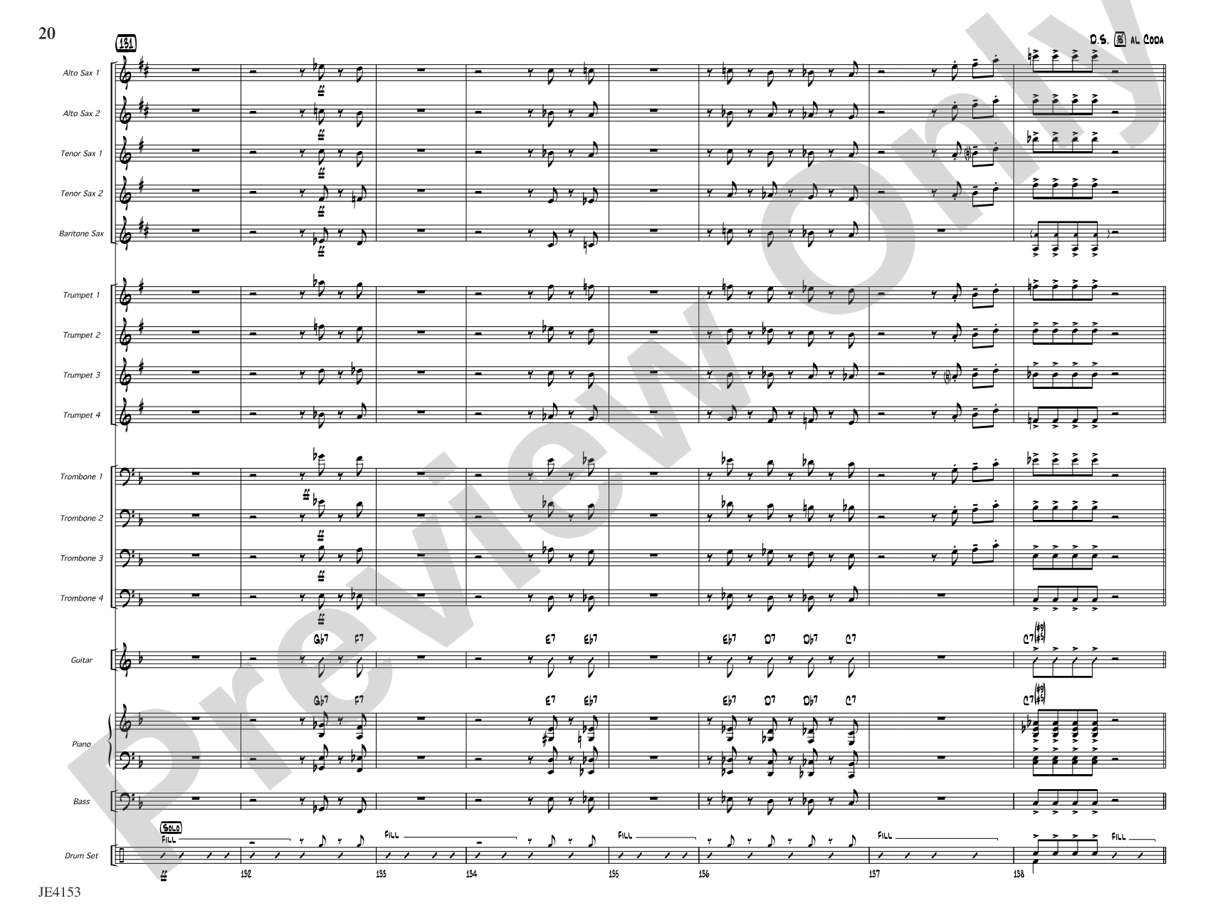 Honeydew Dude: Jazz Ensemble Conductor Score & Parts