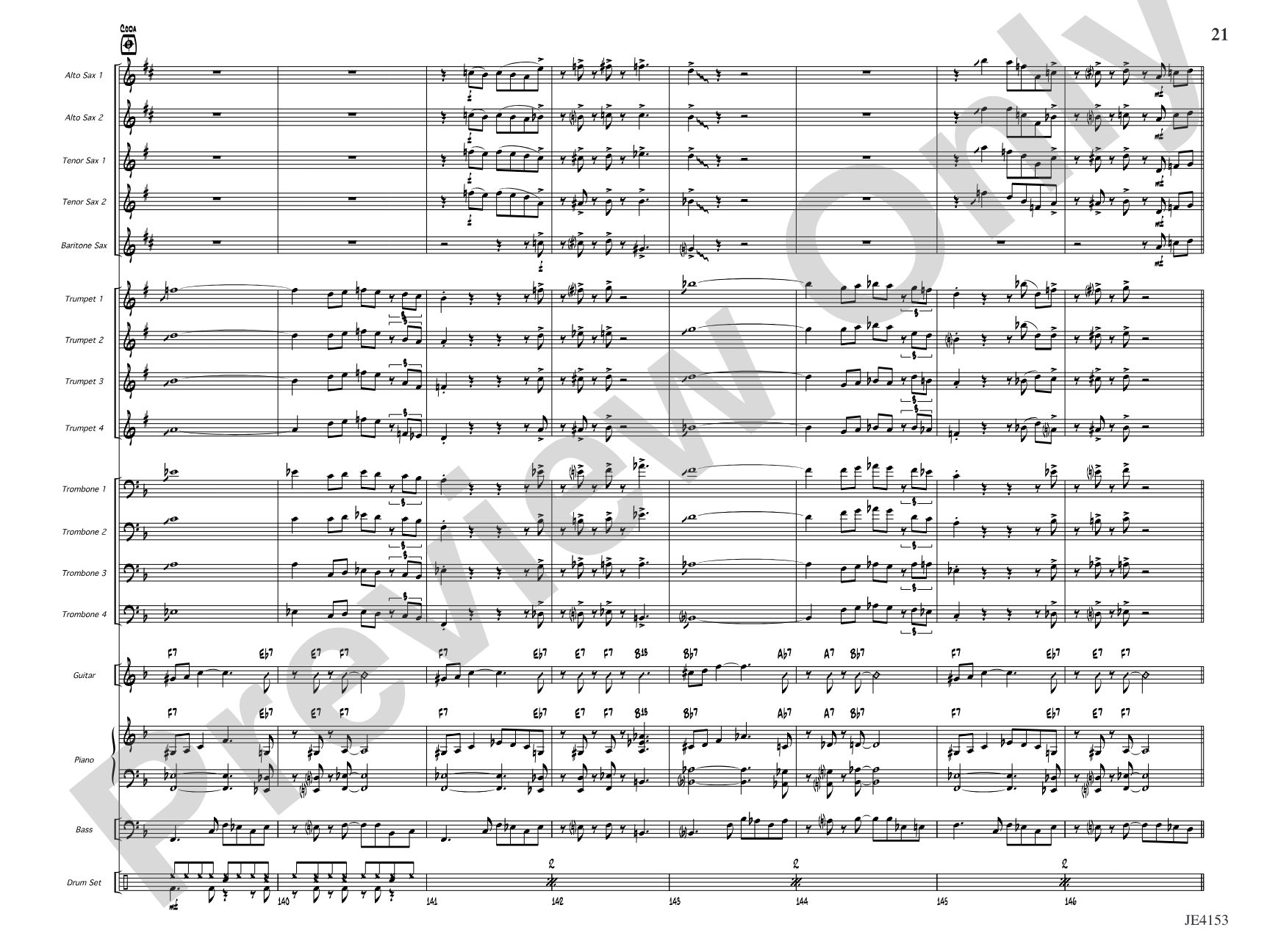 Honeydew Dude: Jazz Ensemble Conductor Score & Parts