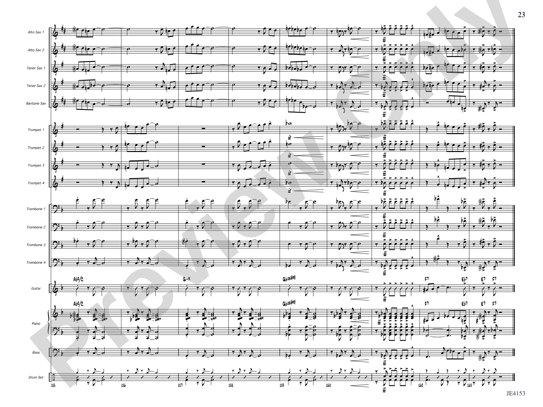 Honeydew Dude: Jazz Ensemble Conductor Score & Parts
