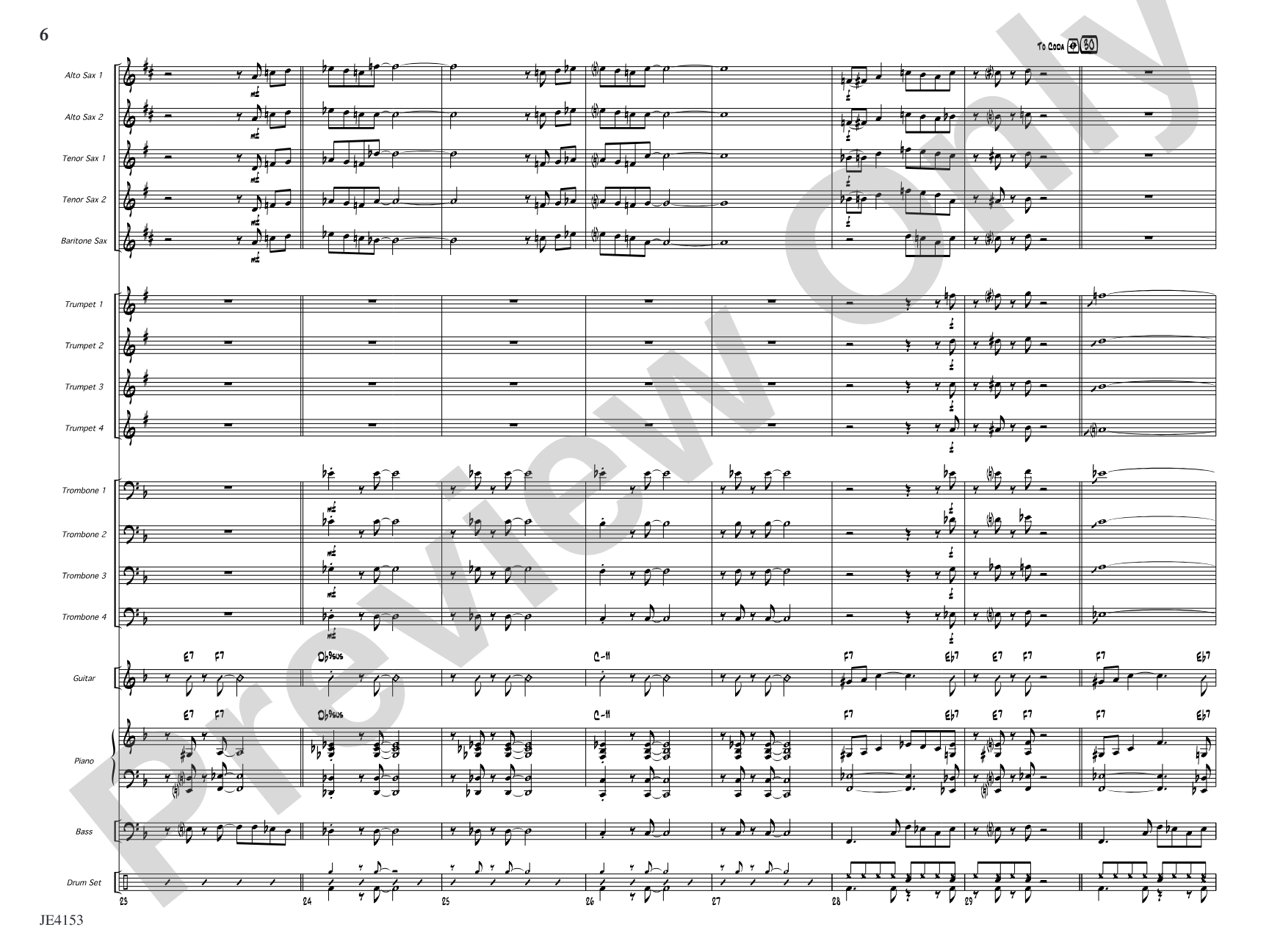 Honeydew Dude: Jazz Ensemble Conductor Score & Parts