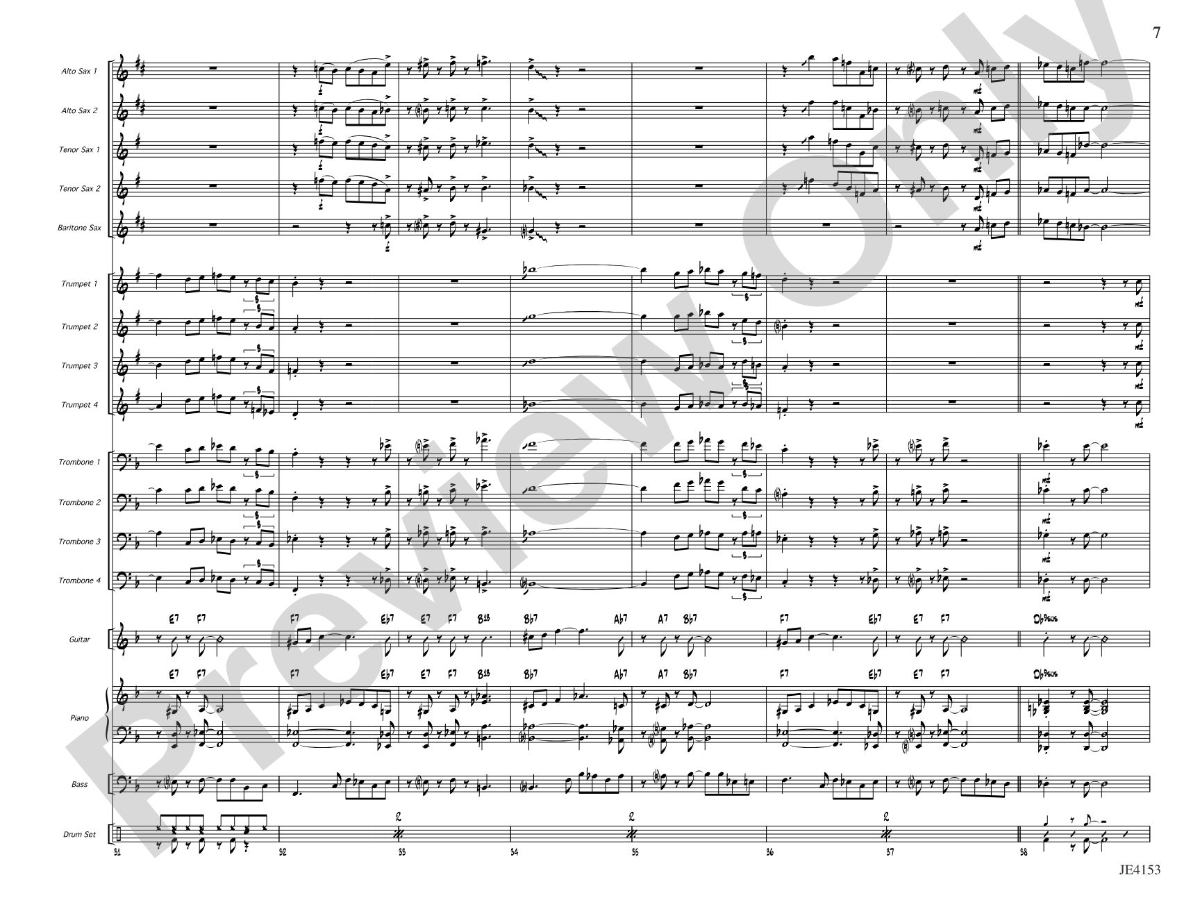 Honeydew Dude: Jazz Ensemble Conductor Score & Parts