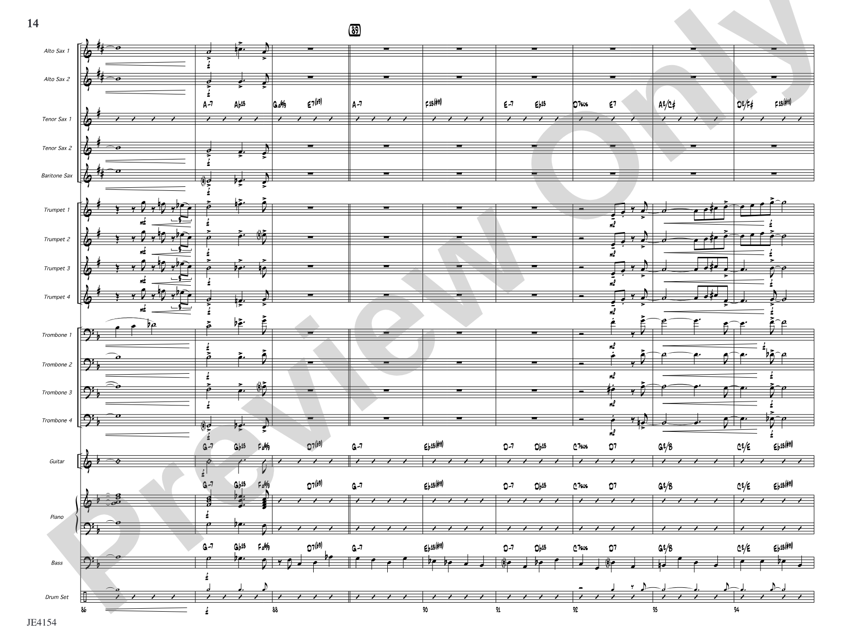 Santa Monica Stroll: Jazz Ensemble Conductor Score & Parts