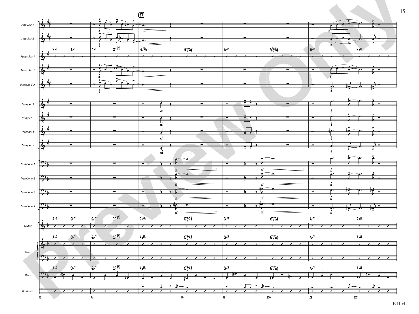 Santa Monica Stroll: Jazz Ensemble Conductor Score & Parts