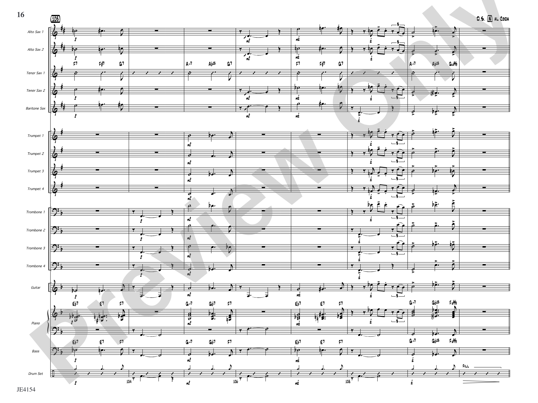 Santa Monica Stroll: Jazz Ensemble Conductor Score & Parts