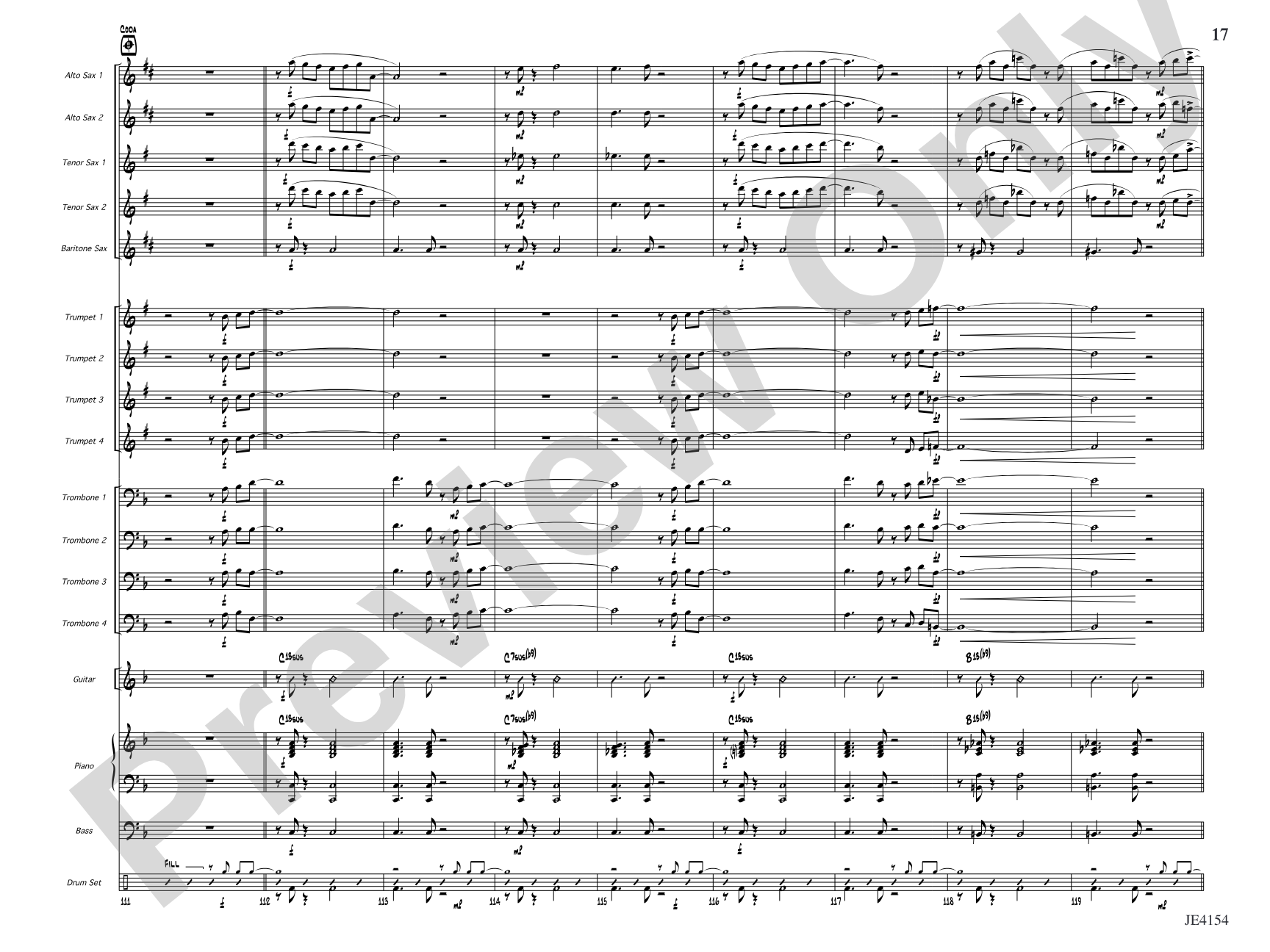Santa Monica Stroll: Jazz Ensemble Conductor Score & Parts