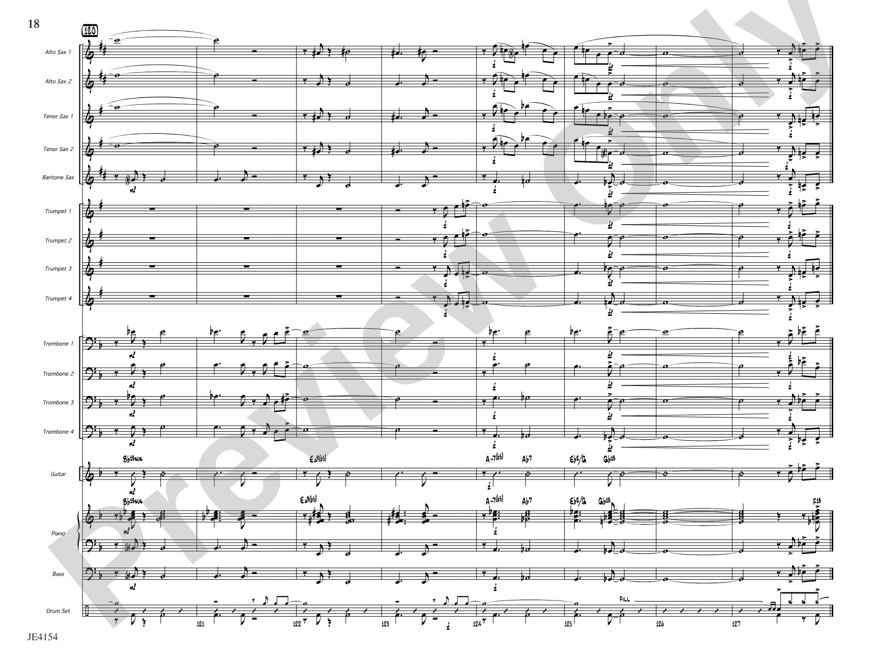 Santa Monica Stroll: Jazz Ensemble Conductor Score & Parts