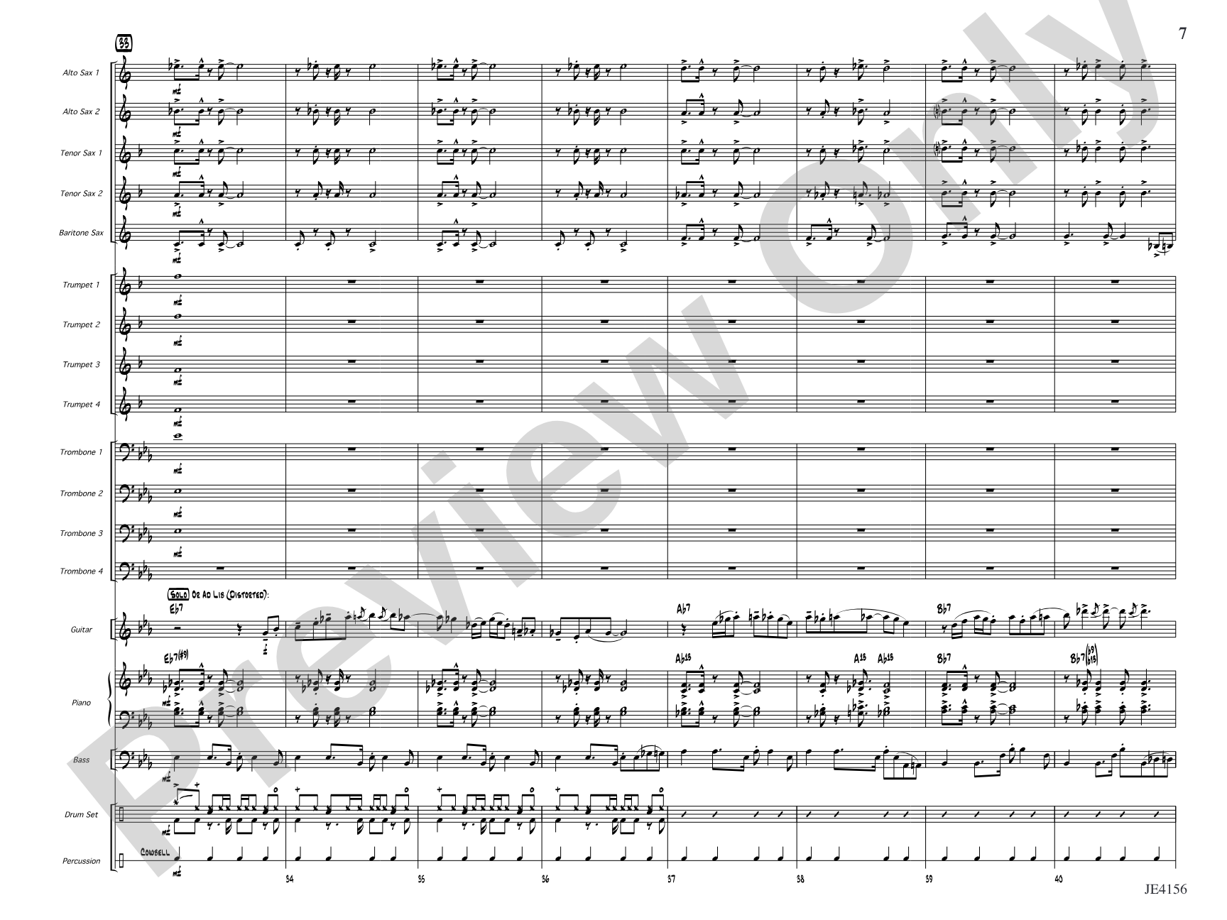 Angels We Have Rocked on High: Jazz Ensemble Conductor Score & Parts