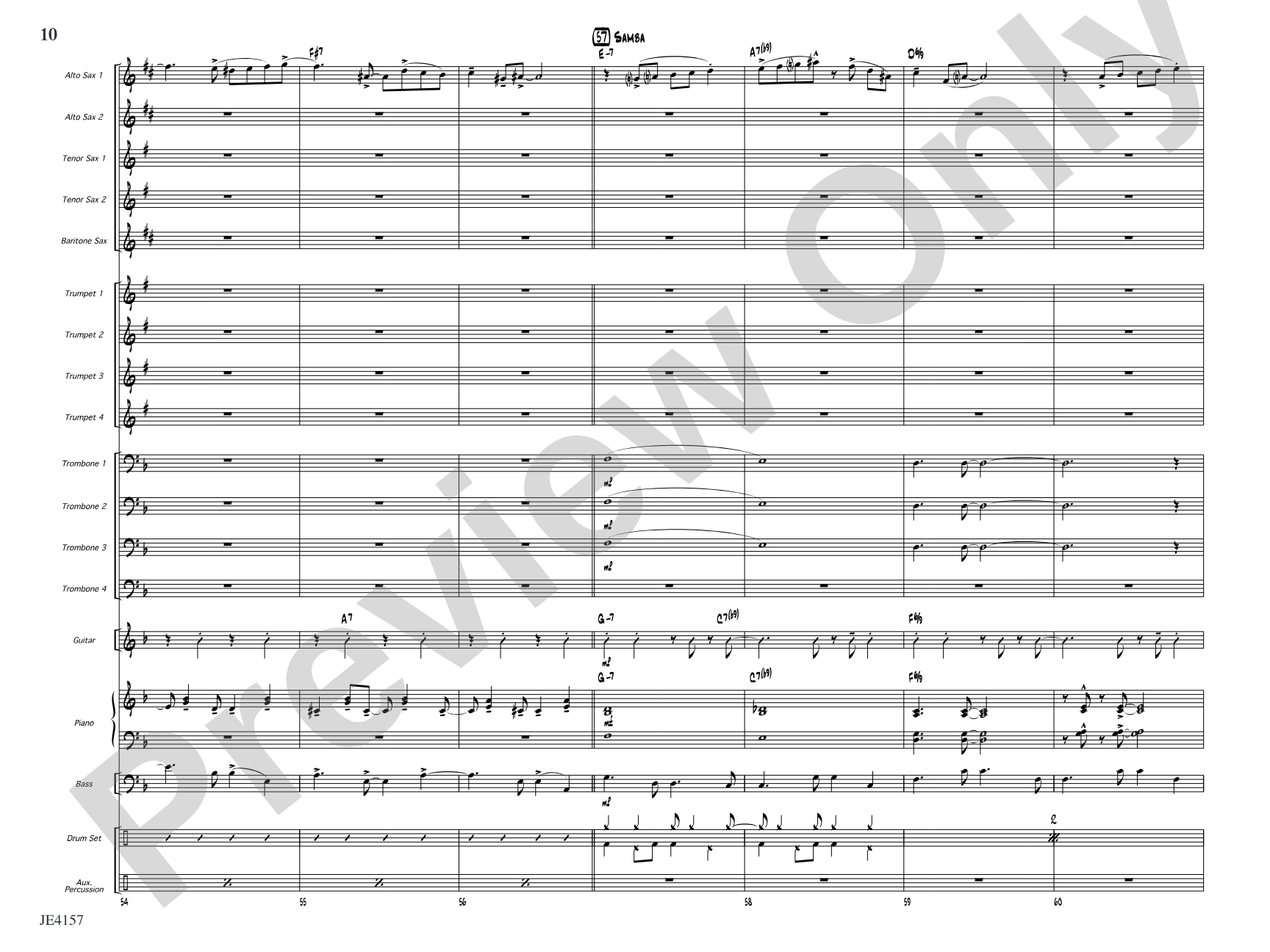 Si Senor!: Jazz Ensemble Conductor Score & Parts