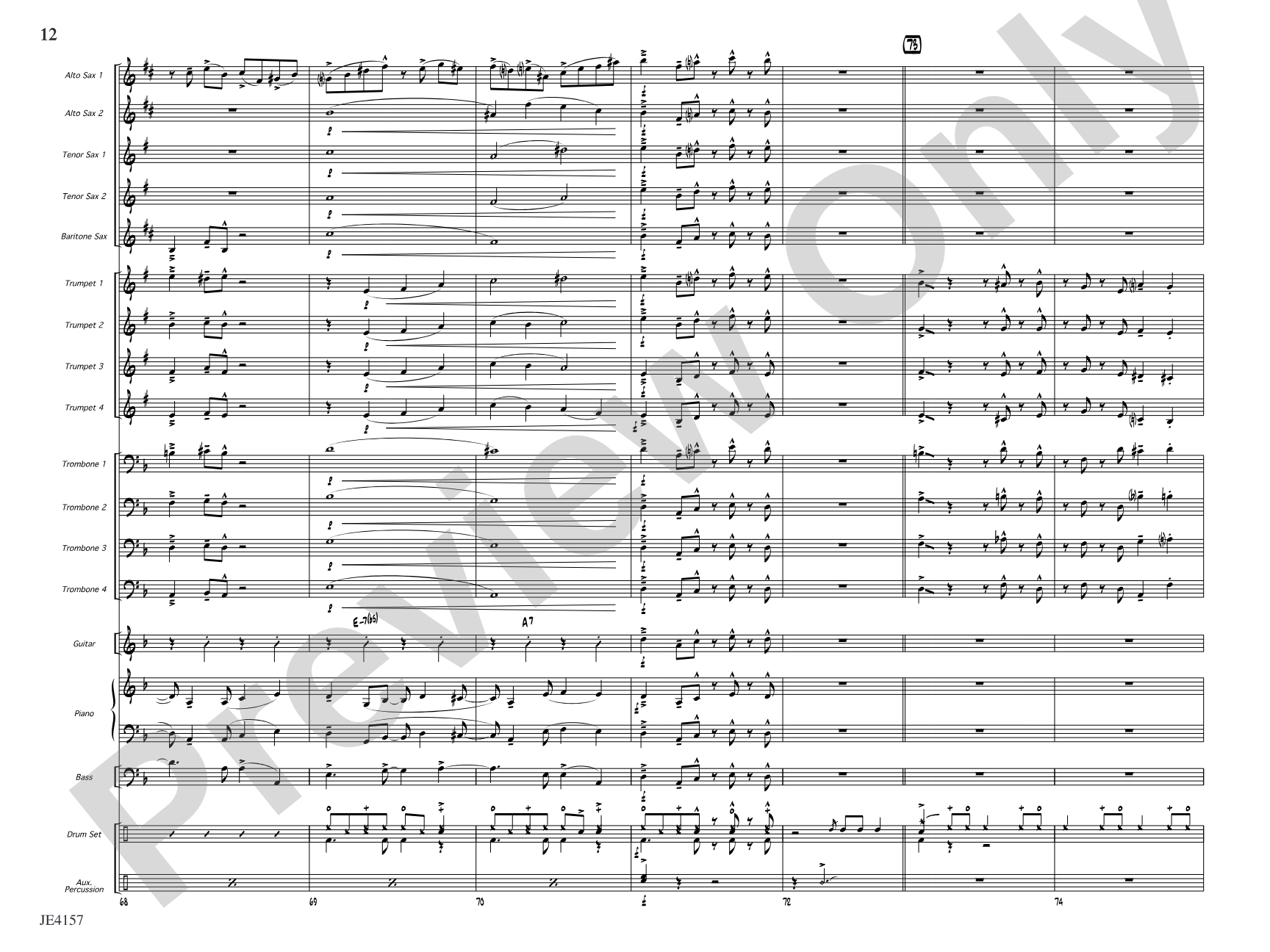 Si Senor!: Jazz Ensemble Conductor Score & Parts