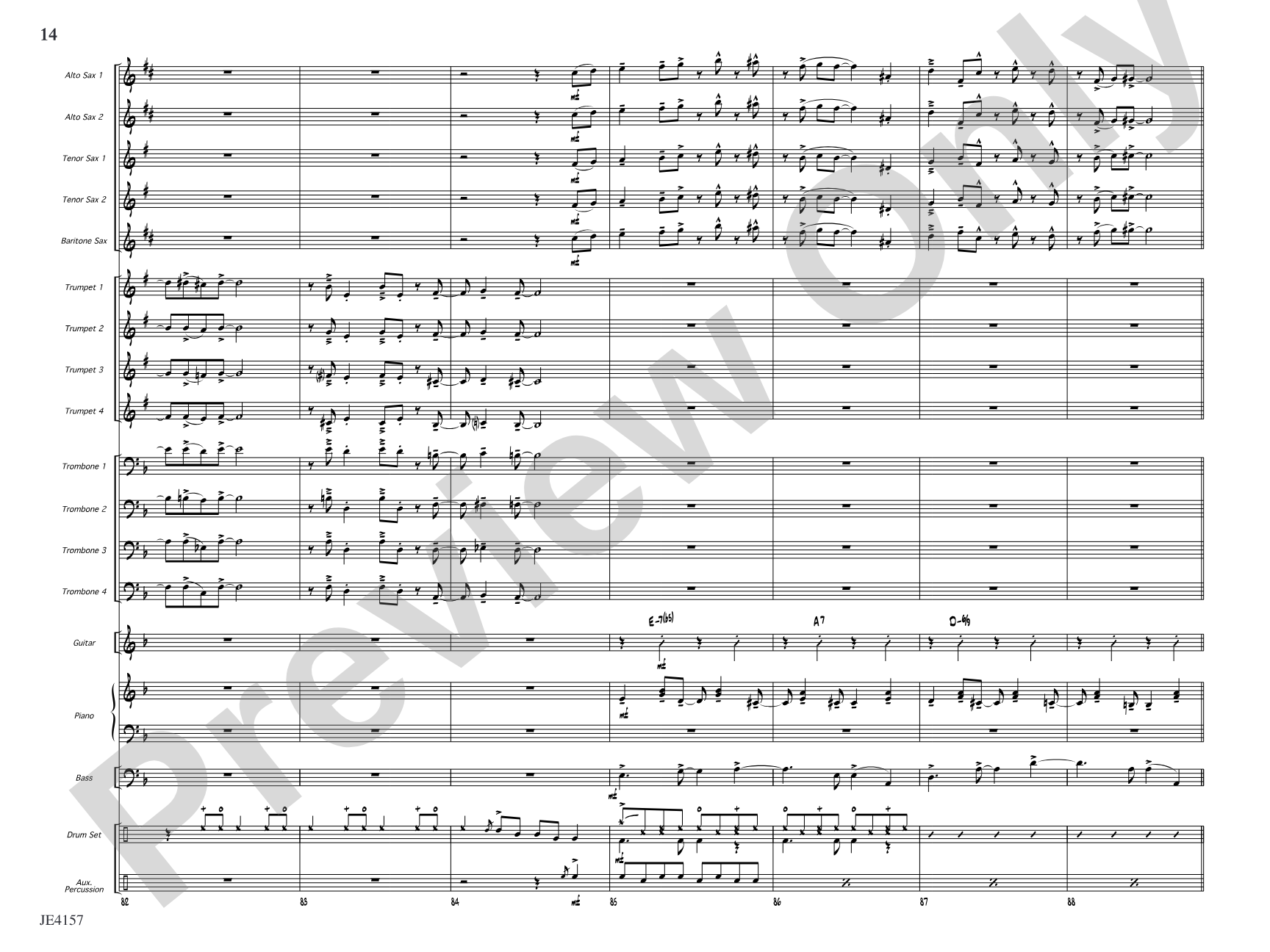 Si Senor!: Jazz Ensemble Conductor Score & Parts