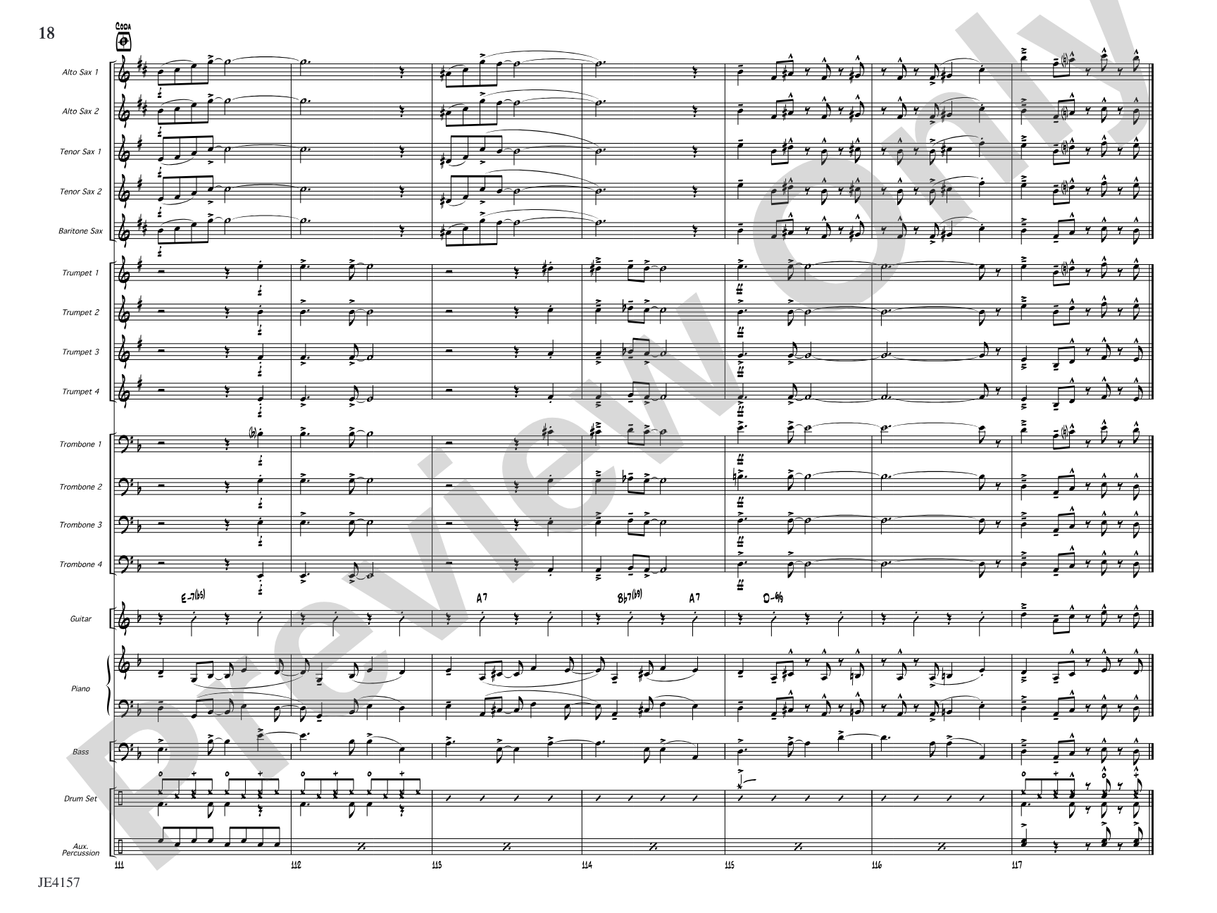 Si Senor!: Jazz Ensemble Conductor Score & Parts