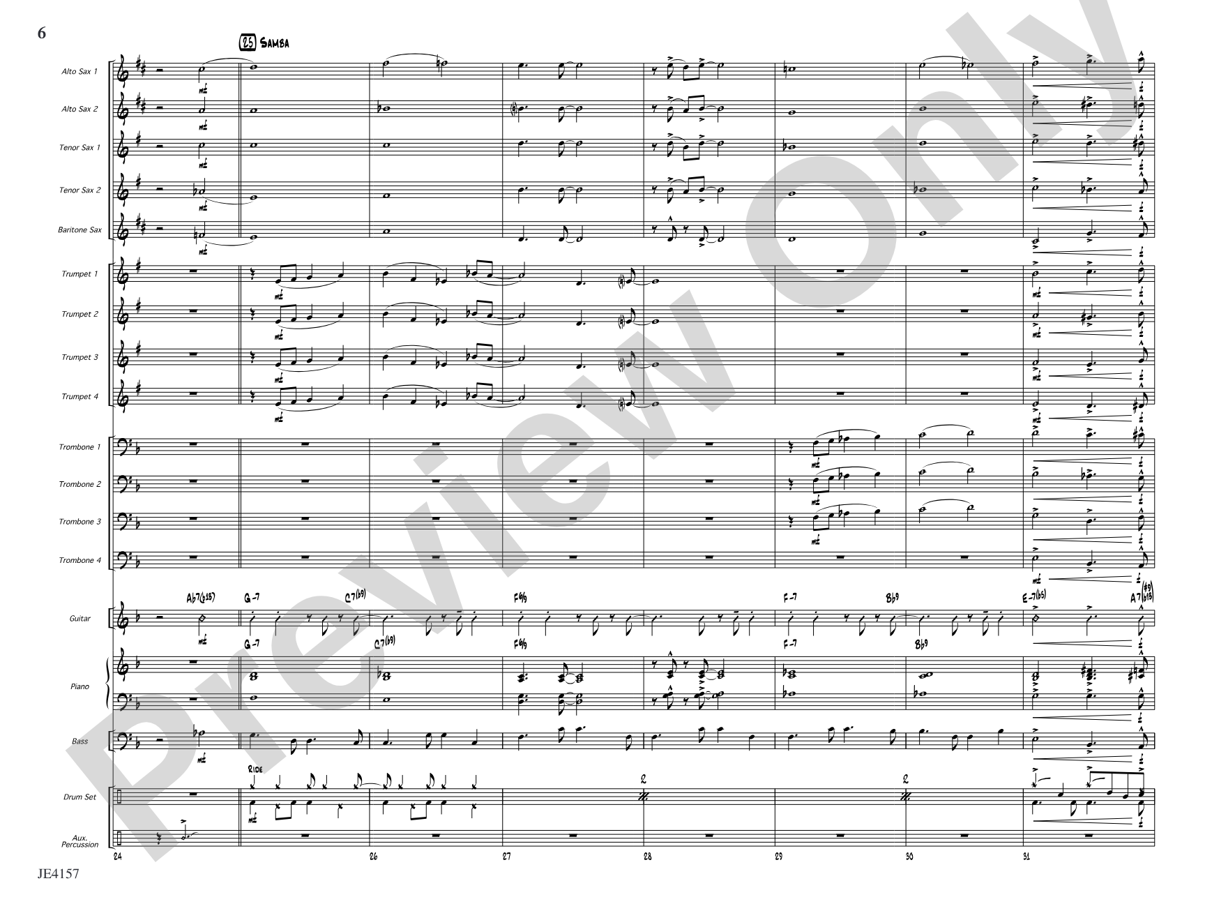 Si Senor!: Jazz Ensemble Conductor Score & Parts