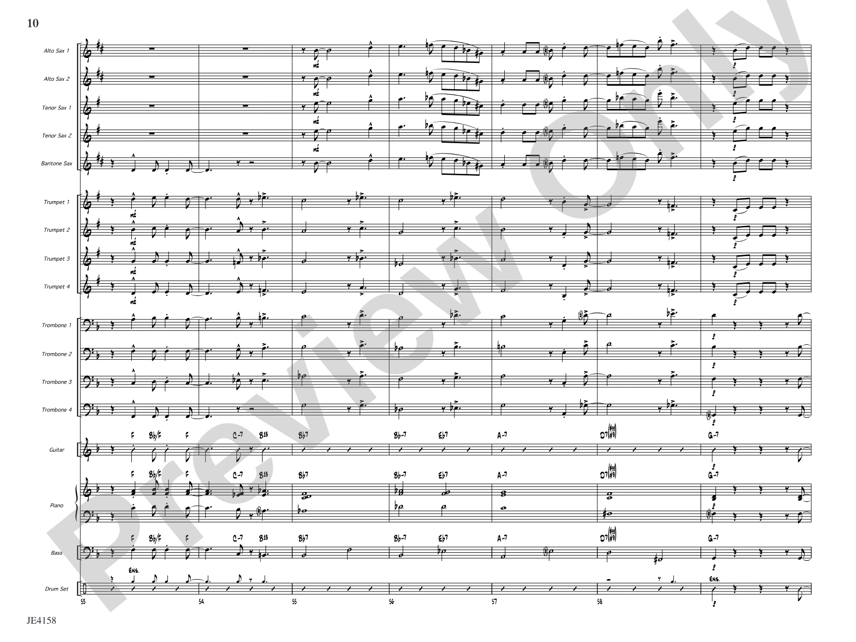 Blues for Who?: Jazz Ensemble Conductor Score & Parts