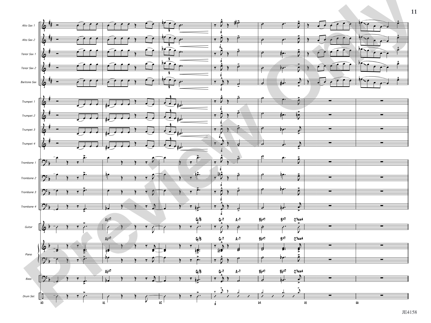Blues for Who?: Jazz Ensemble Conductor Score & Parts